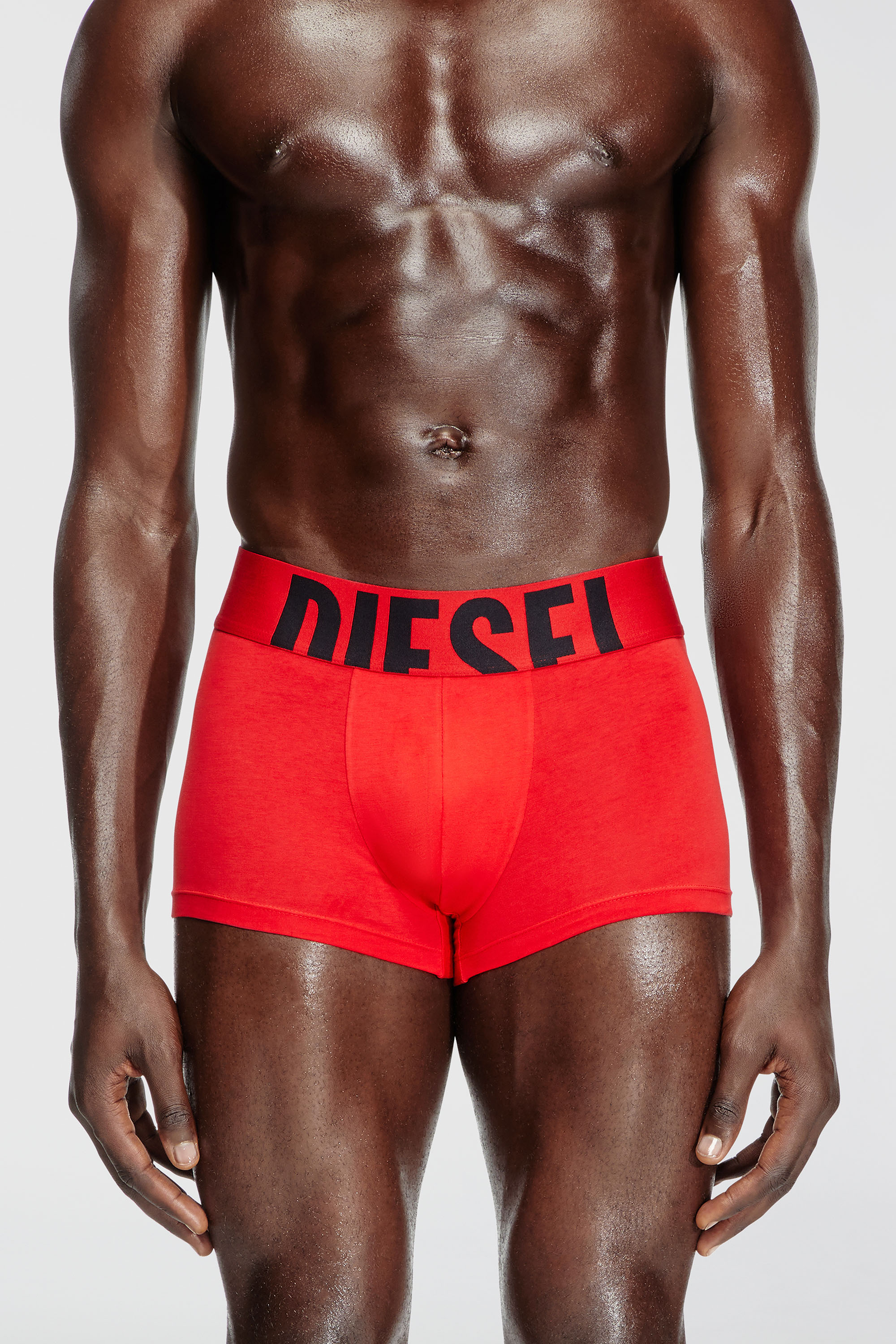 Diesel - UMBX-DAMIENTHREEPACK-5.5EL, Herren Retropants im Dreierpack aus Baumwollstretch in Rot/Schwarz - 2