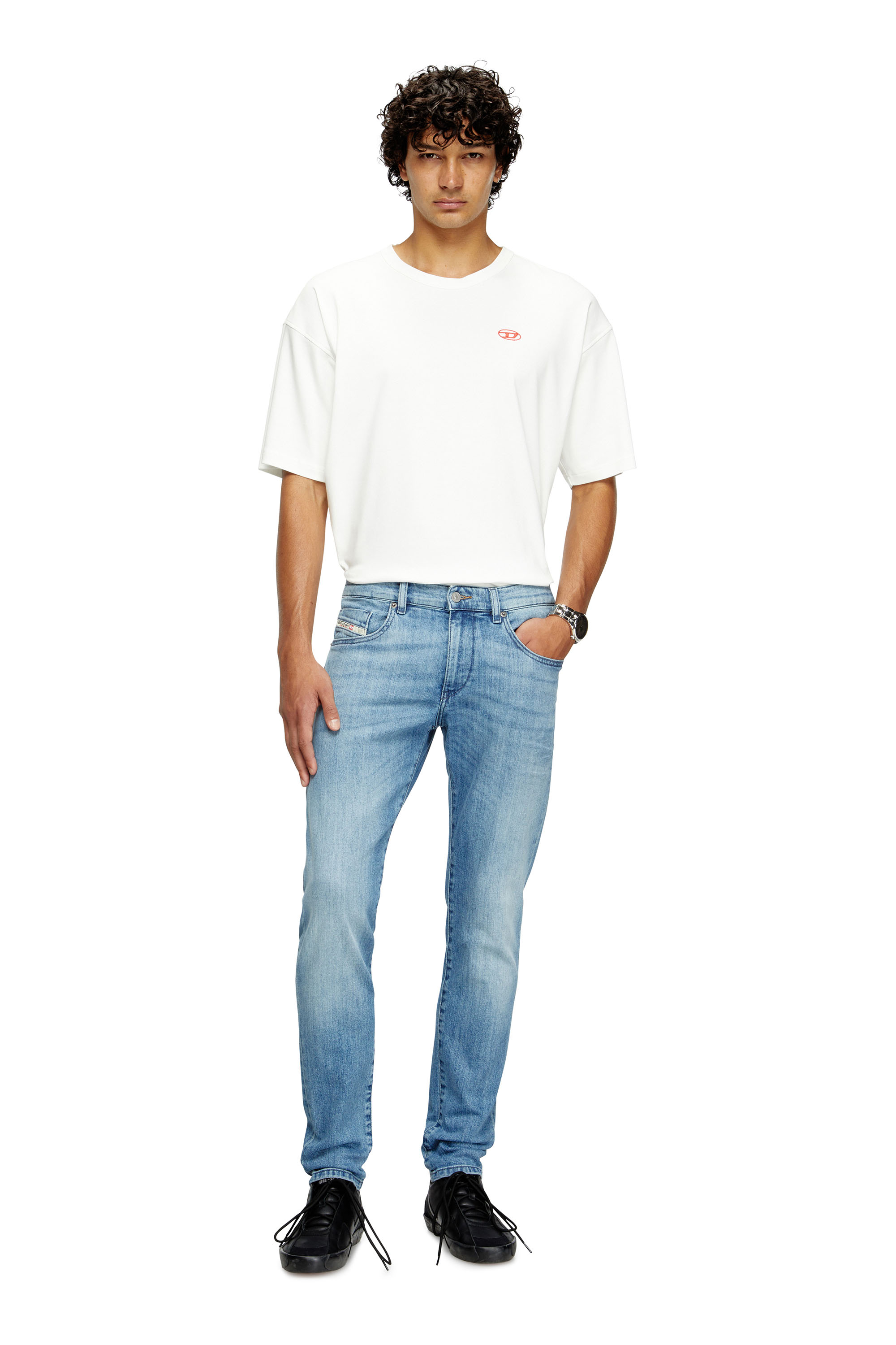 Diesel - Herren Slim Jeans 2019 D-Strukt 0GRDI, Hellblau - 1