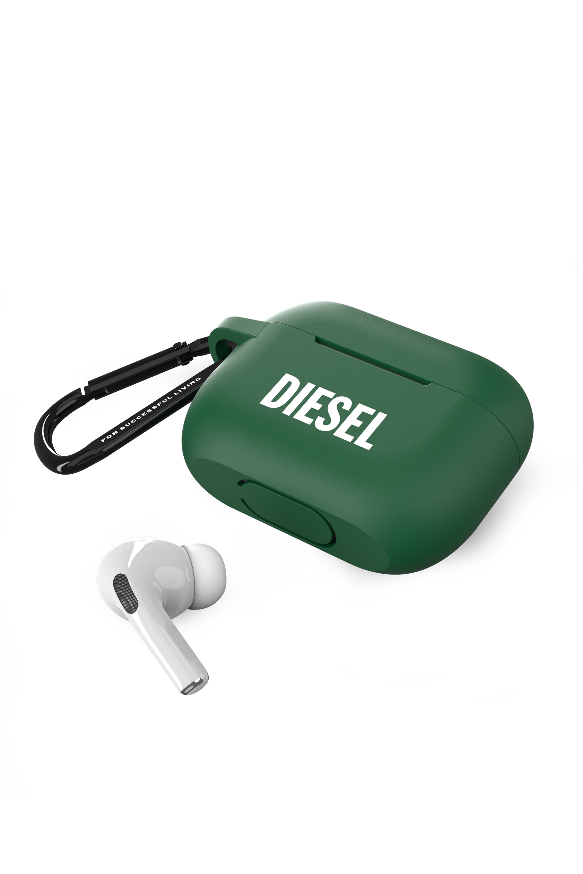 Diesel - 49671 MOULDED CASE, Unisex Silikon Airpod-Etui für AirPods Pro in Grün - 4