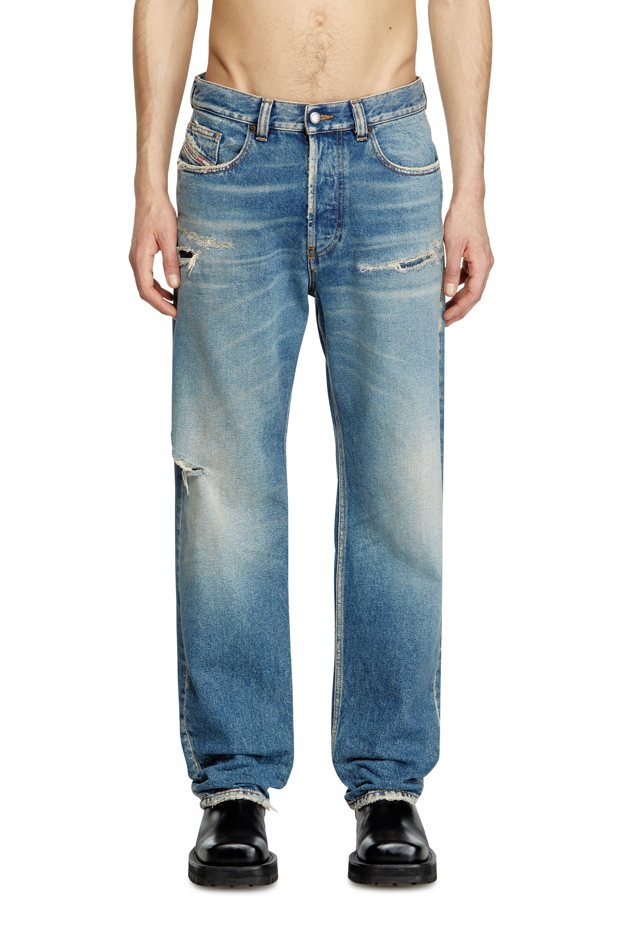 Diesel - Herren Regular Jeans 2010 D-Macs 09L43, Mittelblau - 1