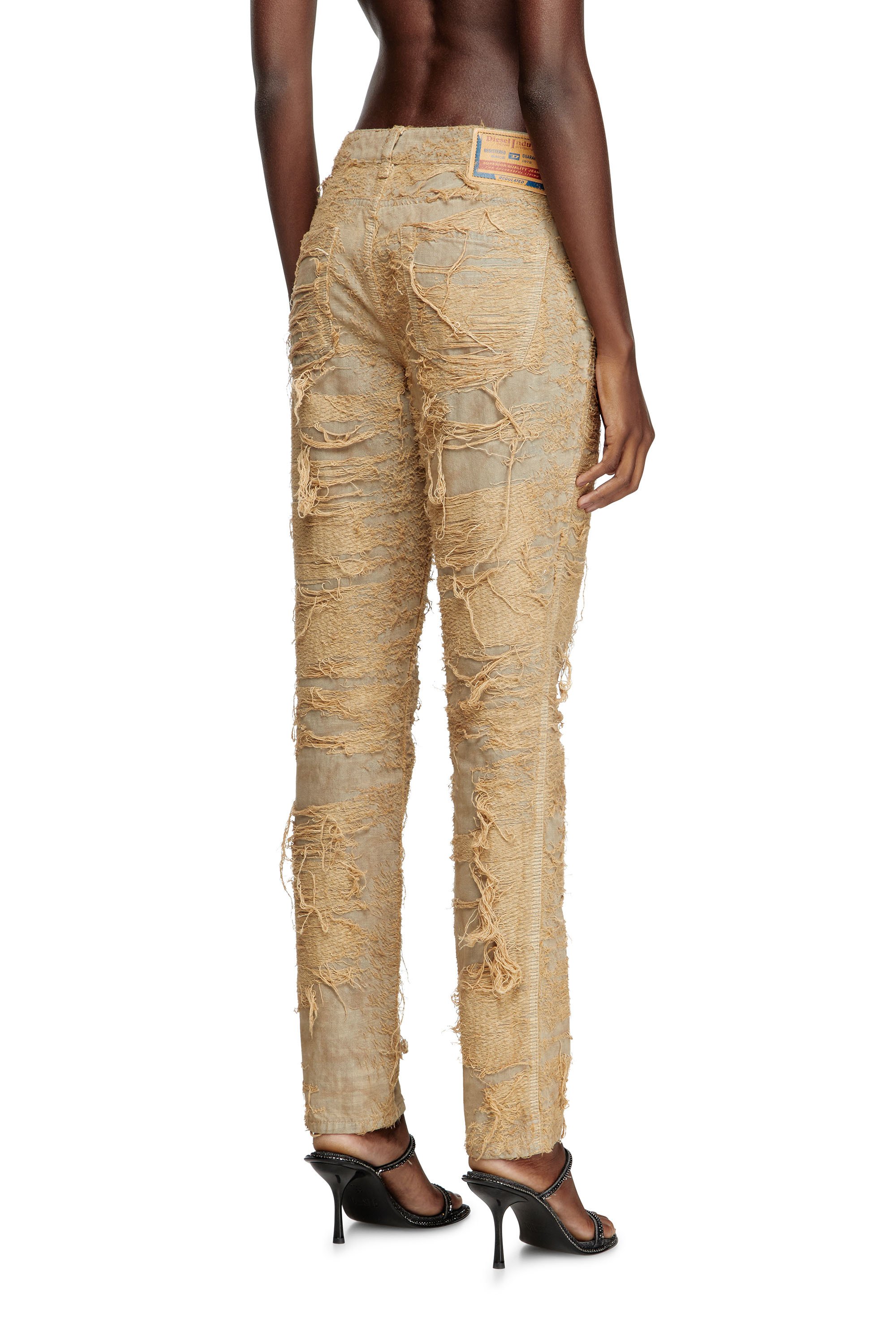 Diesel - Damen Slim Jeans 1992 D-Jiann 007AZ, Beige - 4