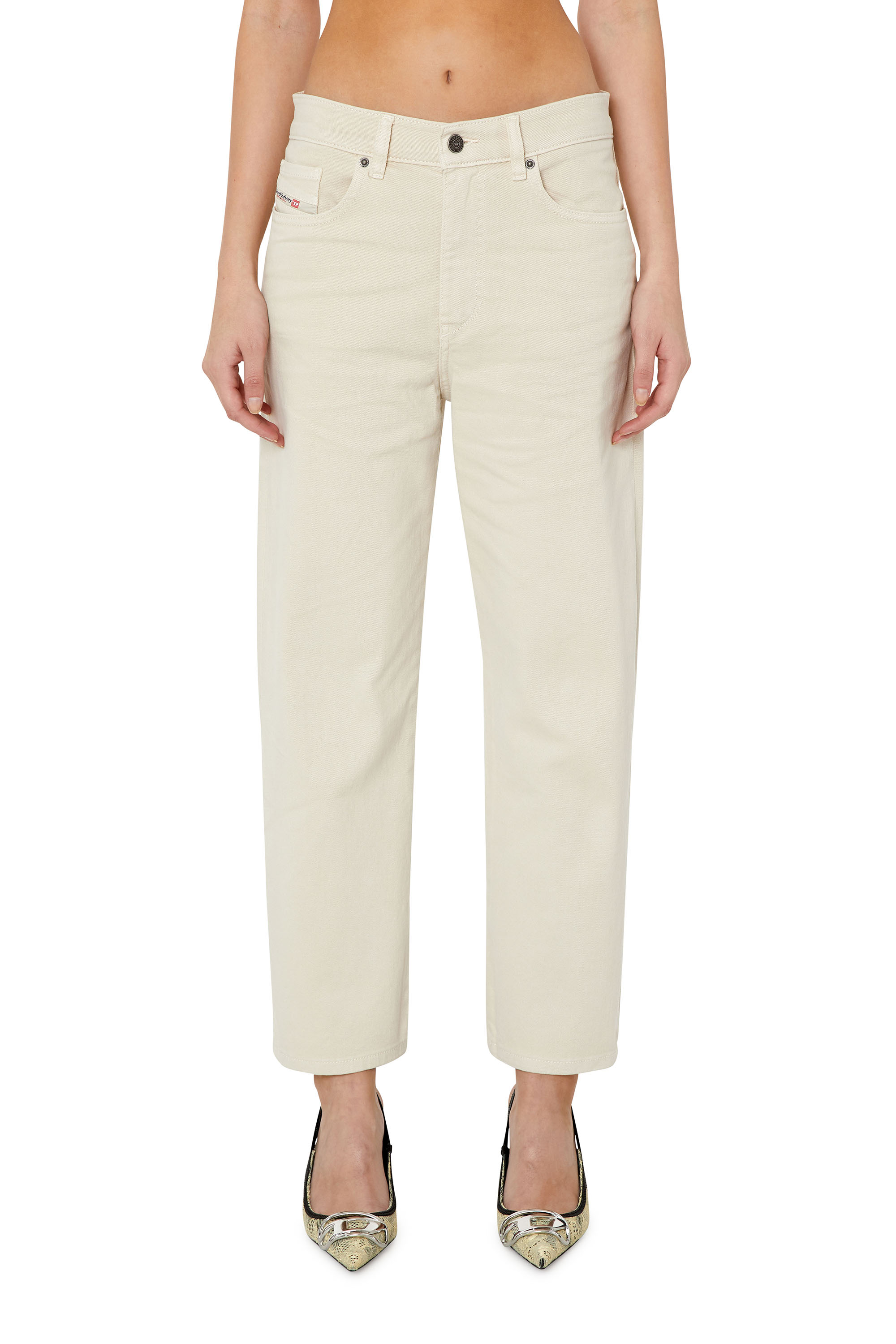 Diesel - 2016 D-Air 0QWTY Boyfriend Jeans, Weiß - Image 1