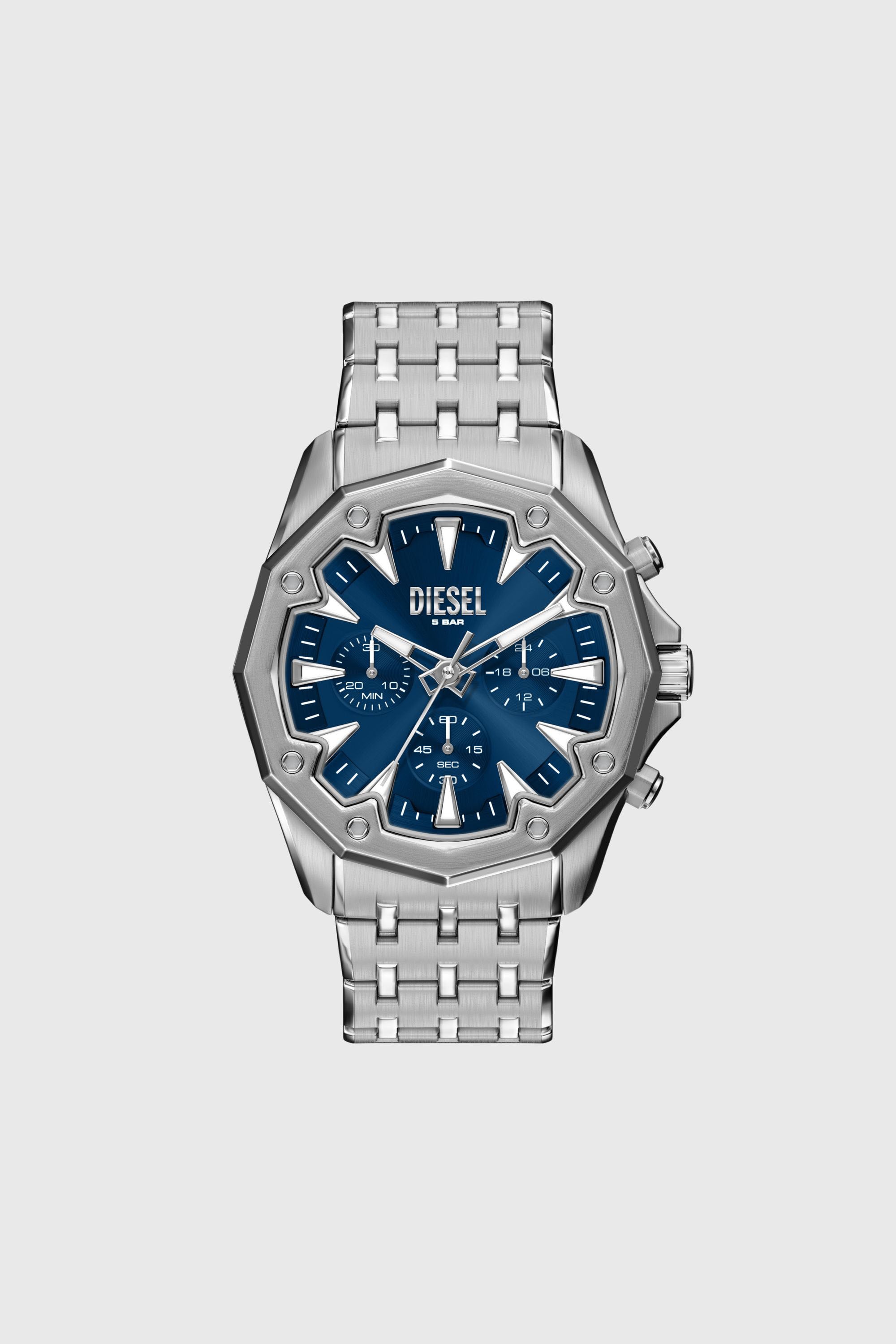 Diesel - DZ4706 WATCH, Man's Stinger Stainless Steel Watch in Silver - 1