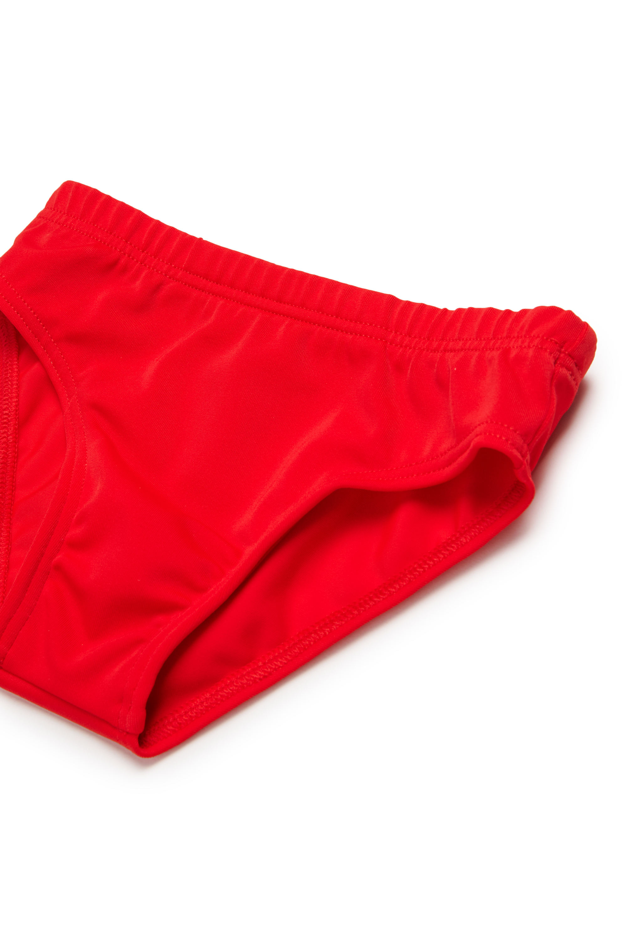 Diesel - MILIB, Herren Badehose mit Diesel-Print in Rot - 3
