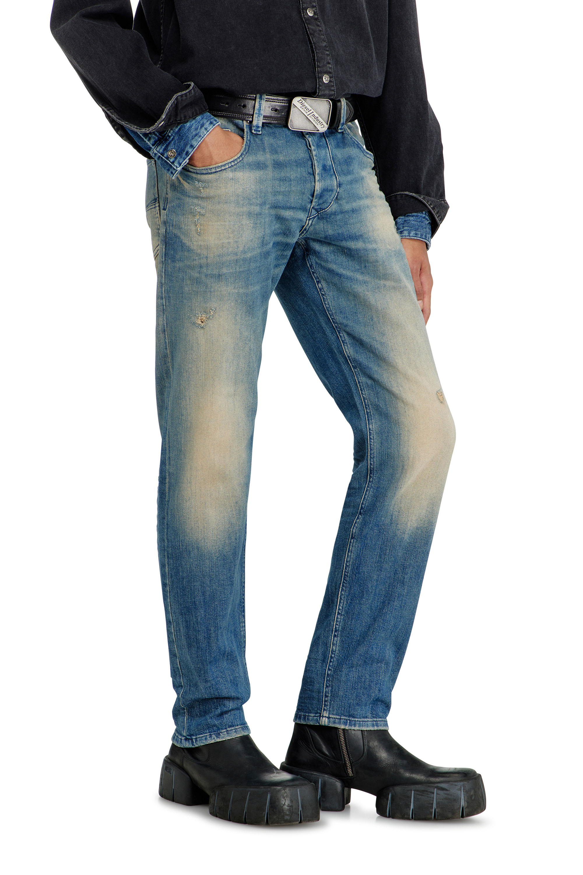Diesel - Herren Regular 2030 D-Krooley Joggjeans&reg; 068XU, Dunkelblau - 7