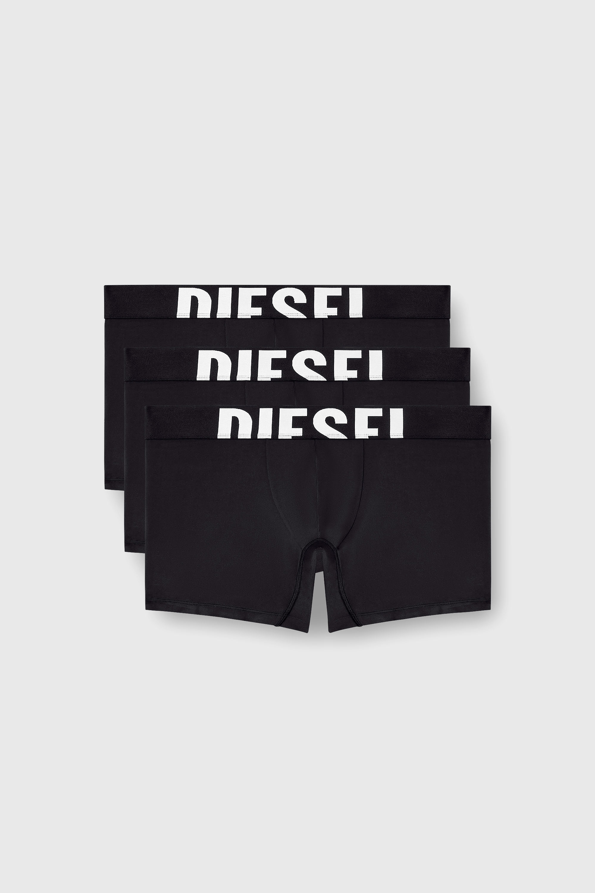 Diesel - MAX-D-POP-3PACK-55, Man's Three-pack boxer briefs in microfibre in Black - 1