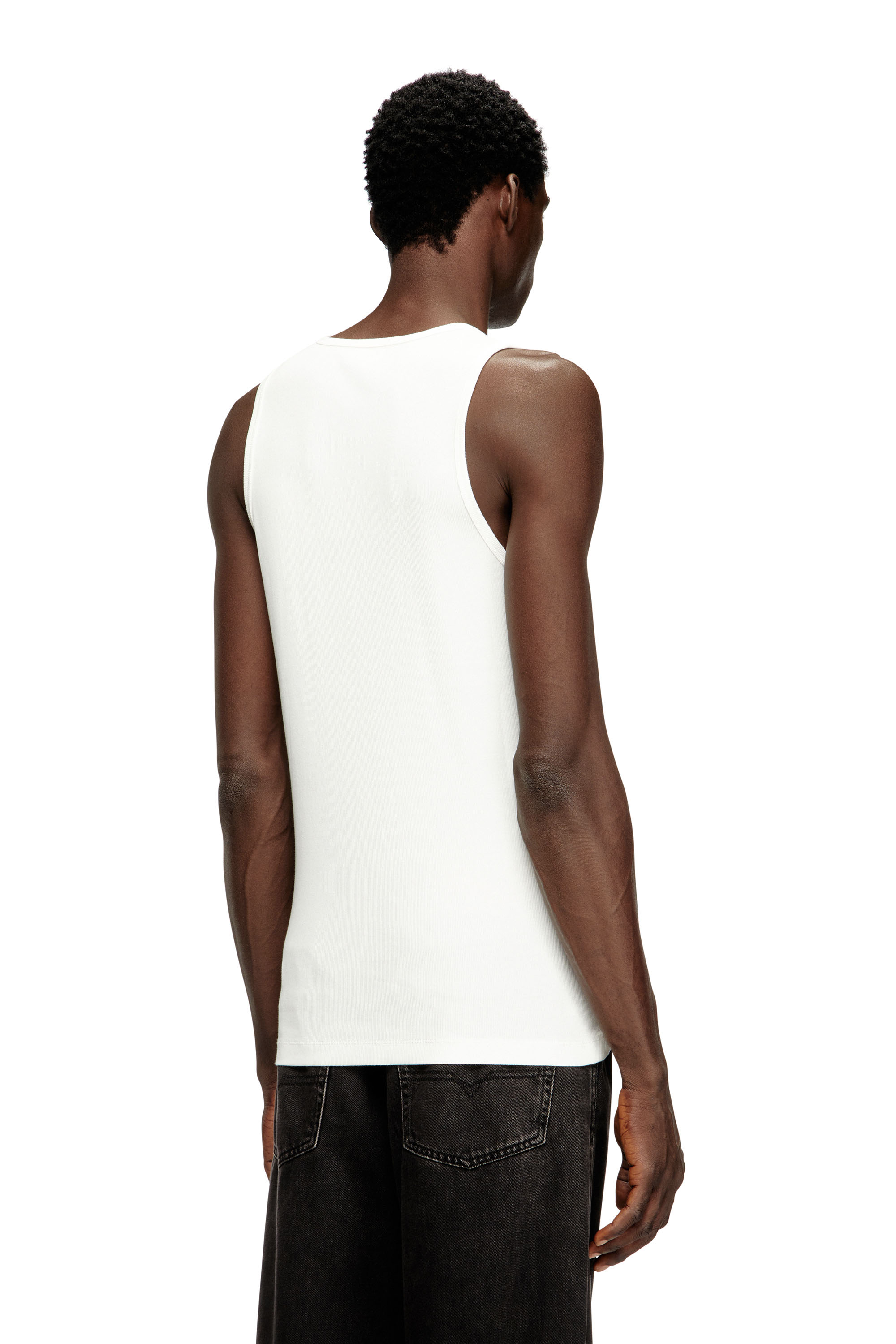 Diesel - T-LIFTY-IOD, Herren Baumwoll-Tanktop mit Logo in Weiß - 4