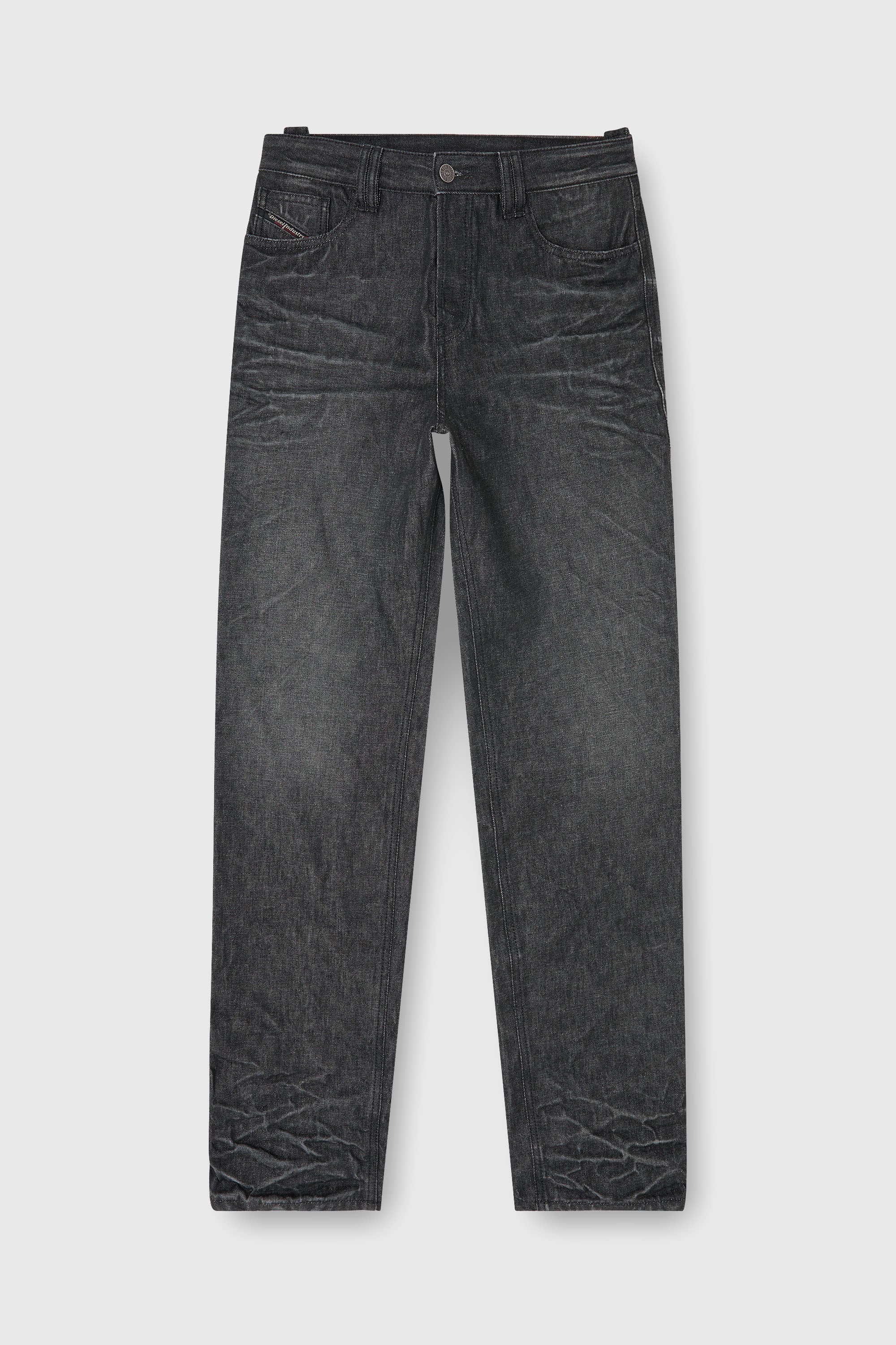 Diesel - Herren Regular Jeans 1991 D-Voeed 09R39, Schwarz/Dunkelgrau - 6