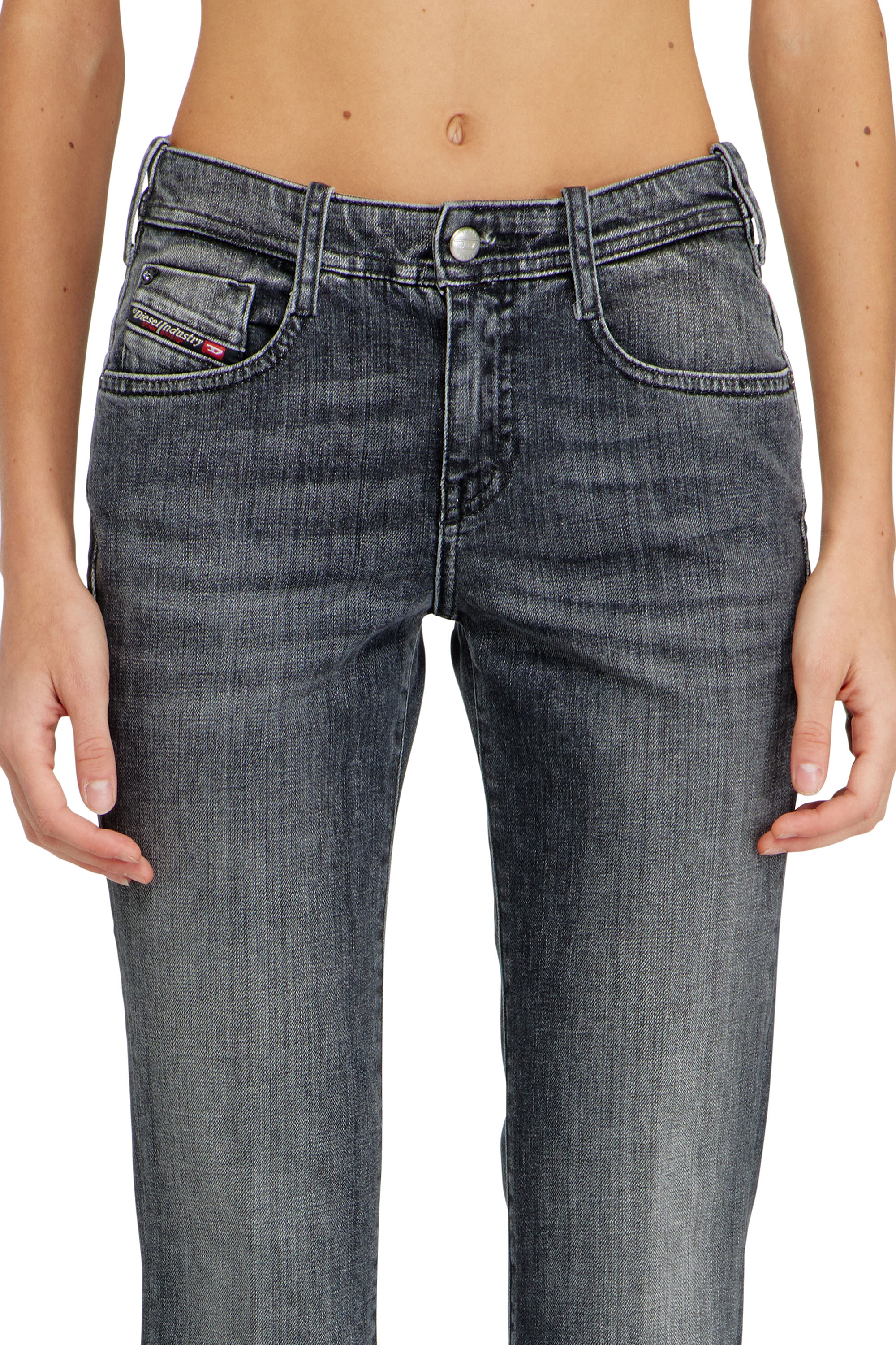 Diesel - Damen Bootcut Jeans 1969 D-Ebbey 09K98, Schwarz/Dunkelgrau - 4