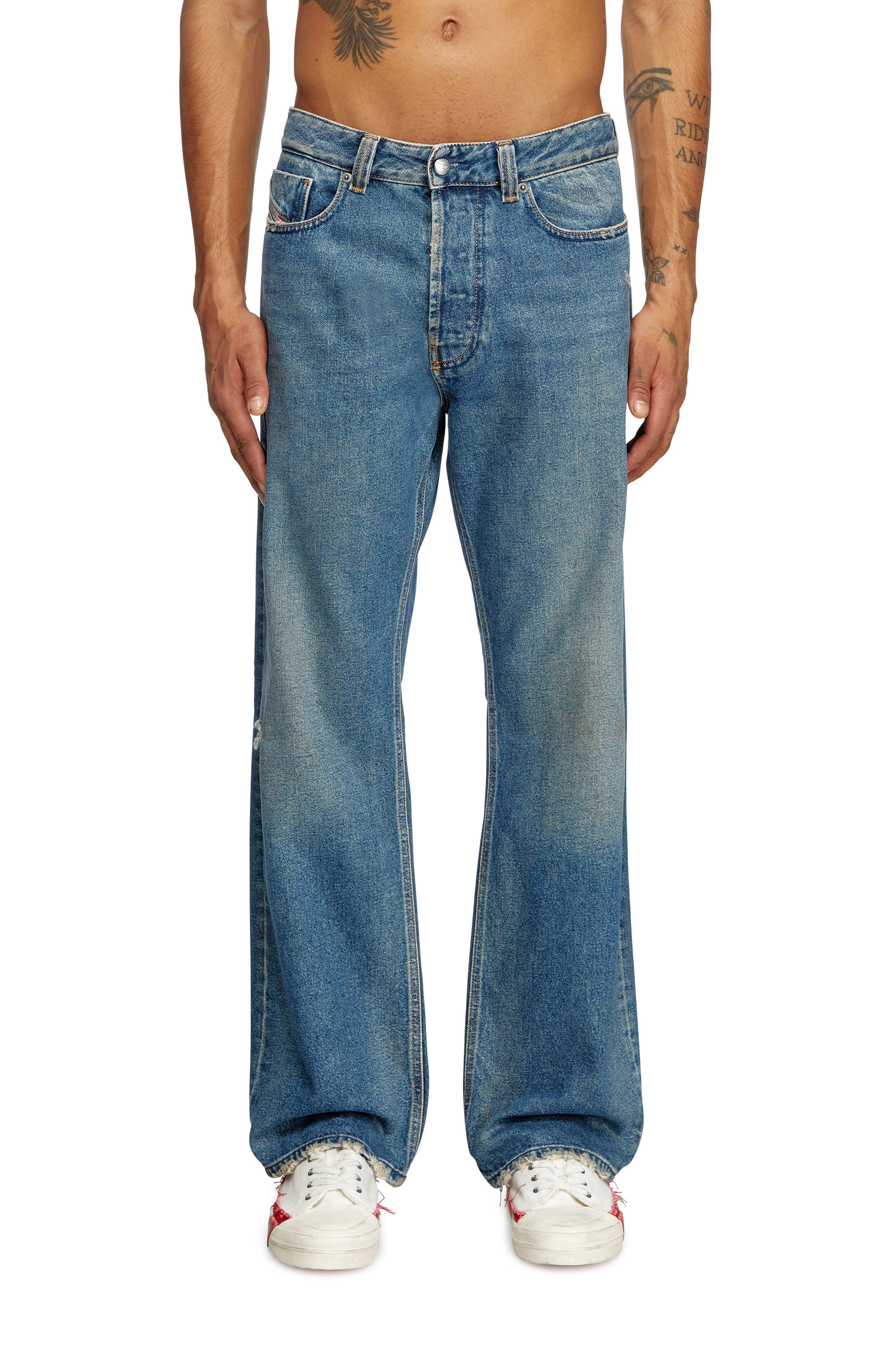 Diesel - Herren Relaxed Jeans 1980 D-Eeper 09J79, Mittelblau - 1