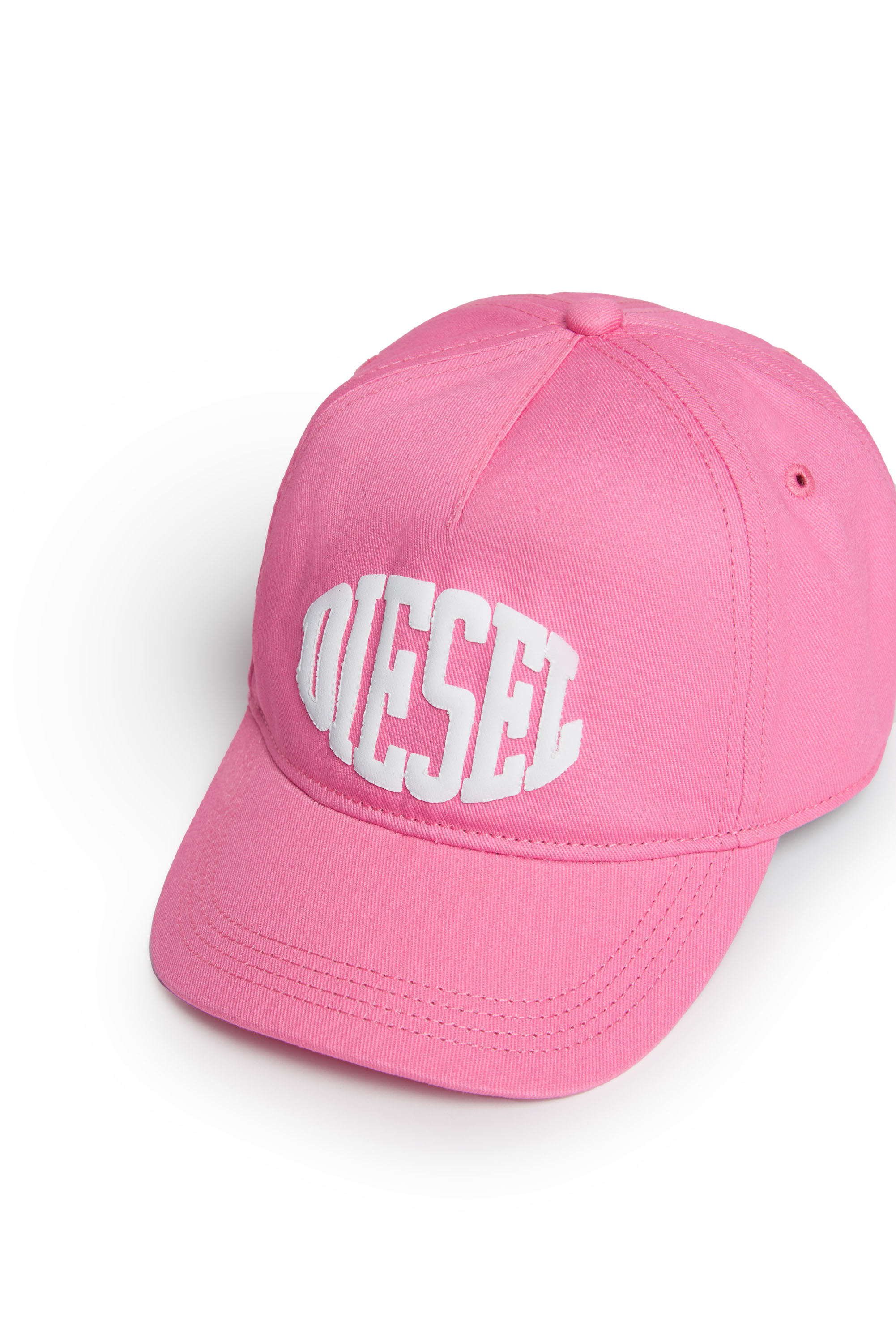 Diesel - FBOL, Man Baseball cap with puffy logo in Pink - Image 3