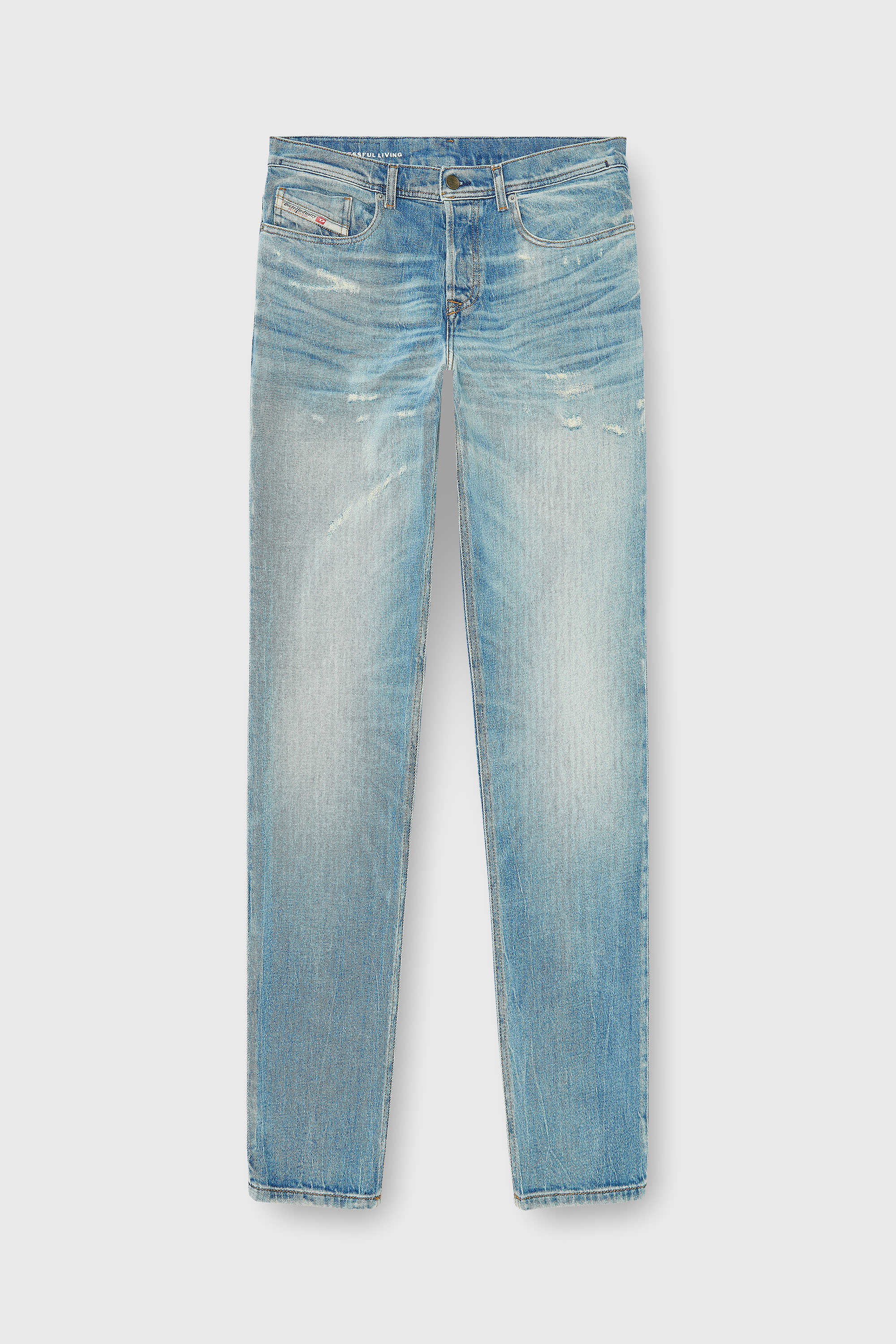 Diesel - Herren Regular Jeans 2023 D-Finitive 09P33, Hellblau - 2