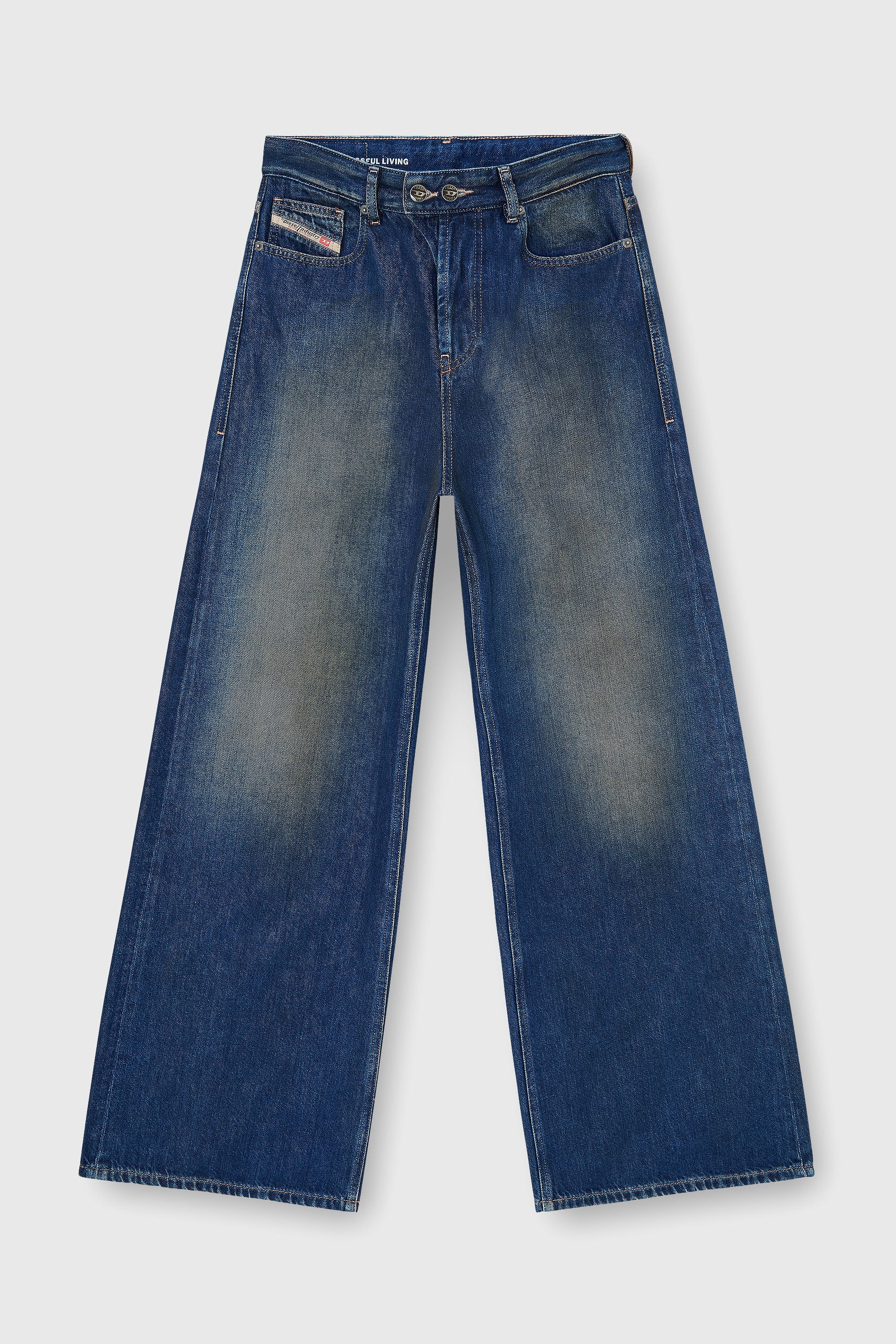 Diesel - Damen Relaxed Jeans 1996 D-Sire 09P47, Dunkelblau - 2
