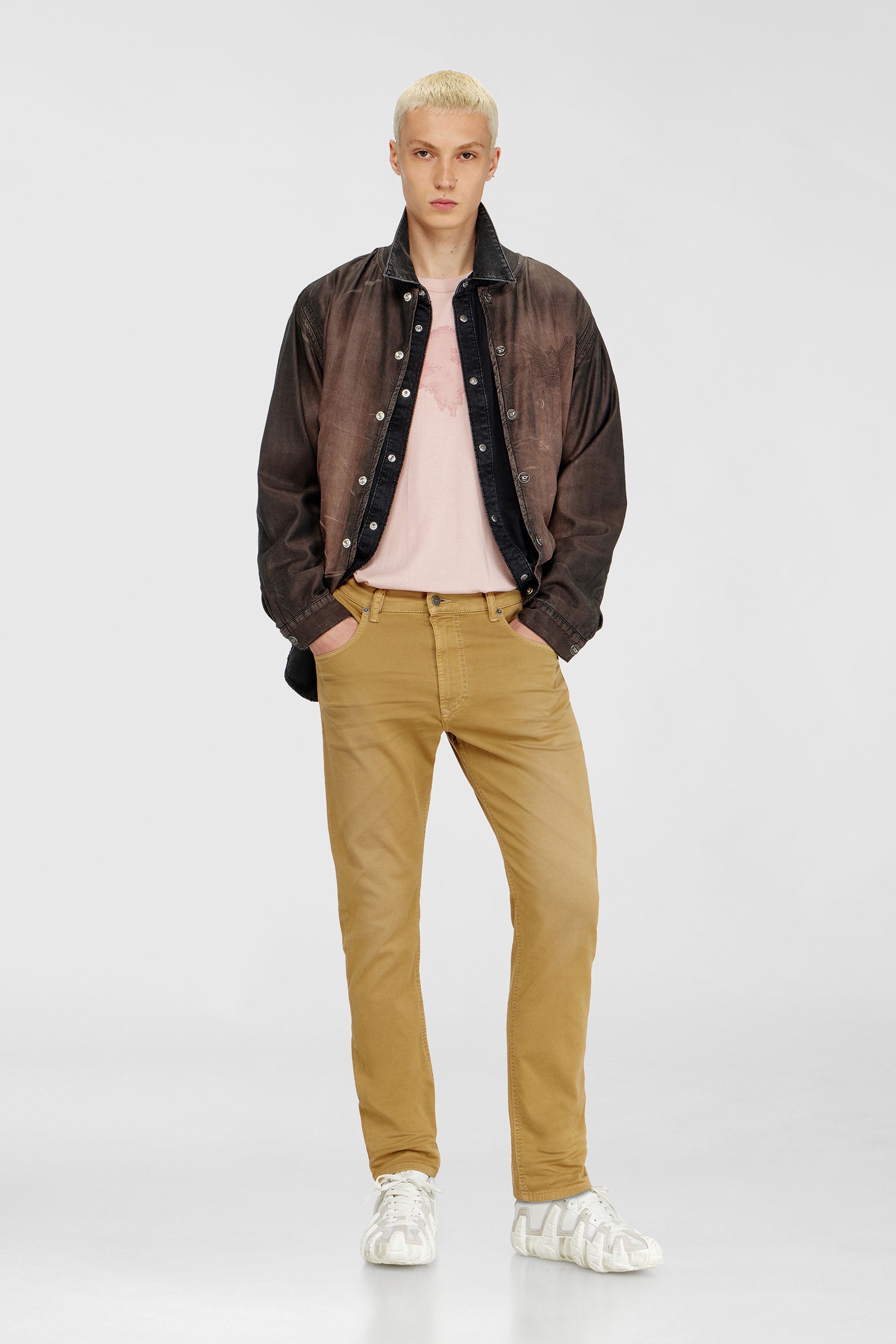 Diesel - Herren Regular 2032 D-Krooley-BW Joggjeans&reg; 0670M, Dunkelbeige - 1
