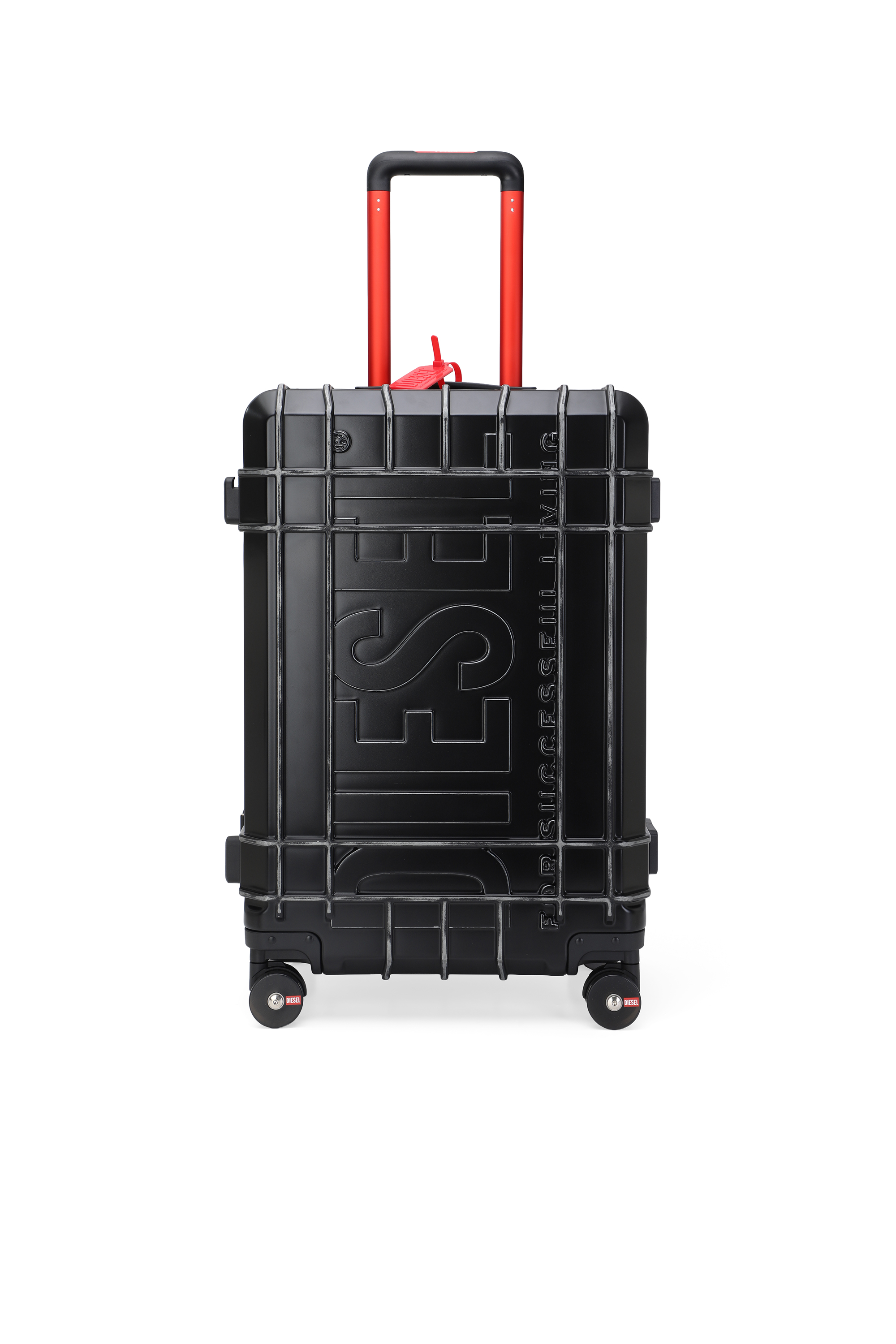 Diesel - DIESEL PC STRONG IMAGE TROLLEY- DSL003, Unisex Robuster Kabinenkoffer 24" in Schwarz - 1