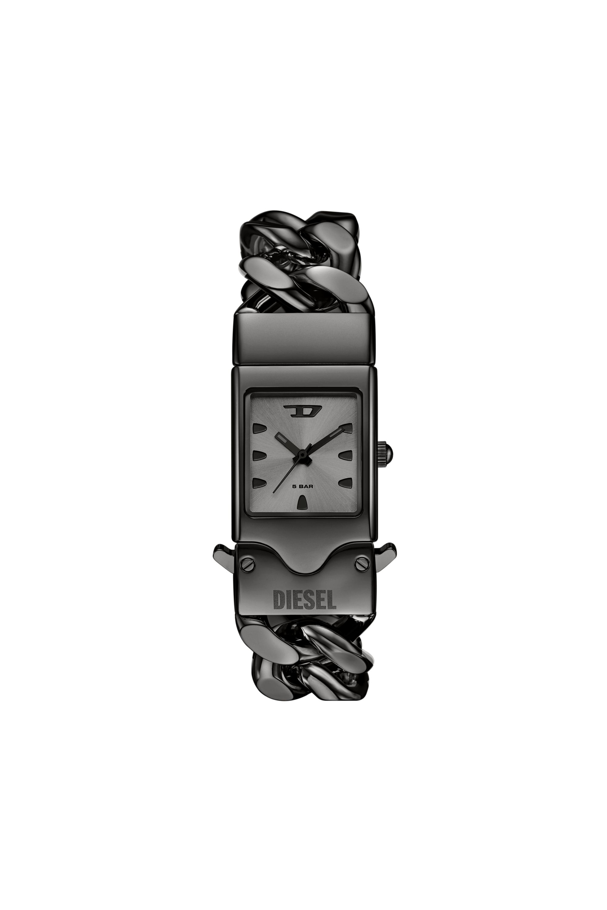 Diesel - DZ2227 WATCH, Unisex Closer Armbanduhr Edelstahl in Gunmetal-Optik in Dunkelgrau - 1