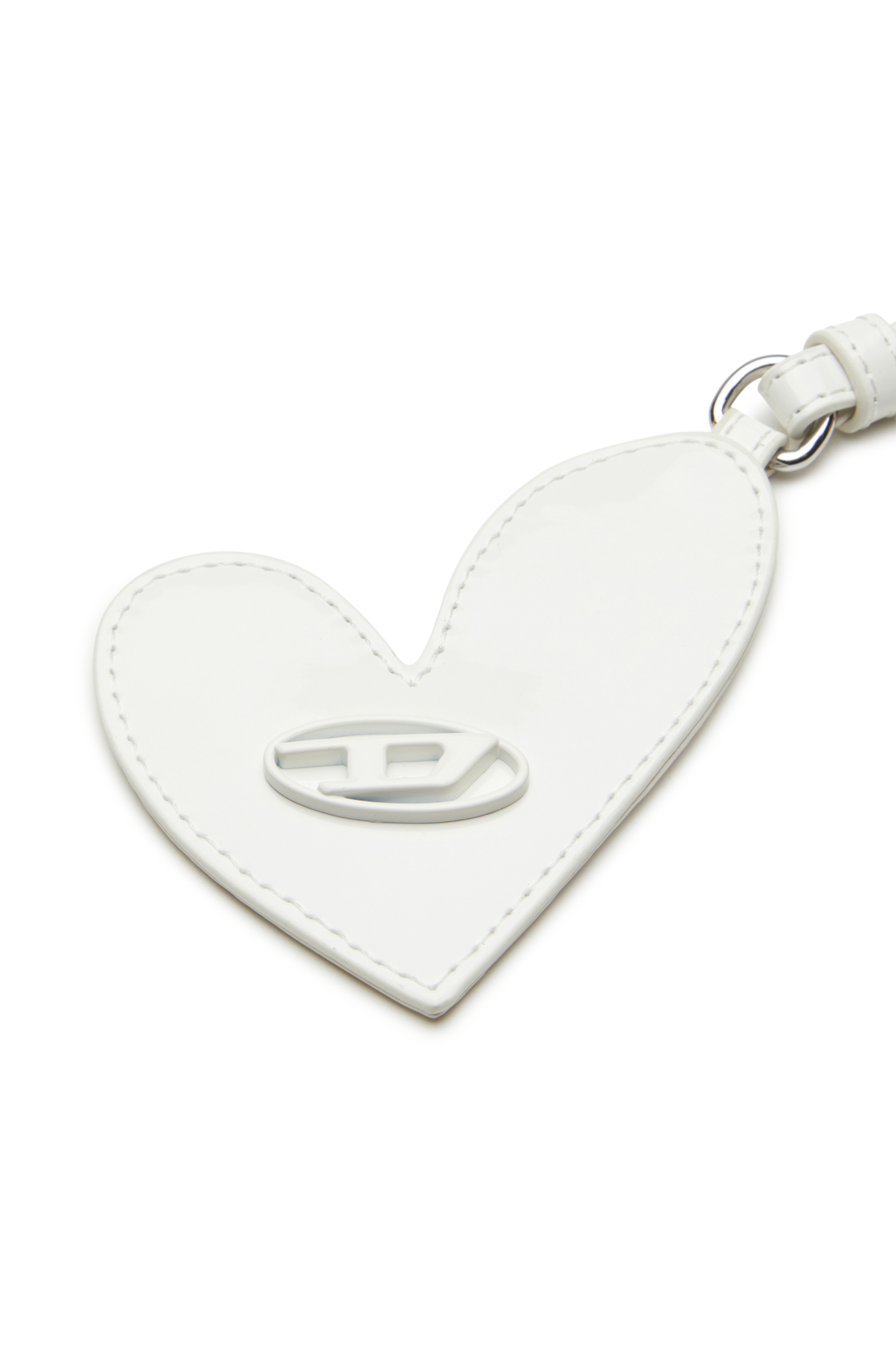 Diesel - PLAY MIRROR, Damen Spiegelanhänger mit glänzendem Finish in Weiß - 3