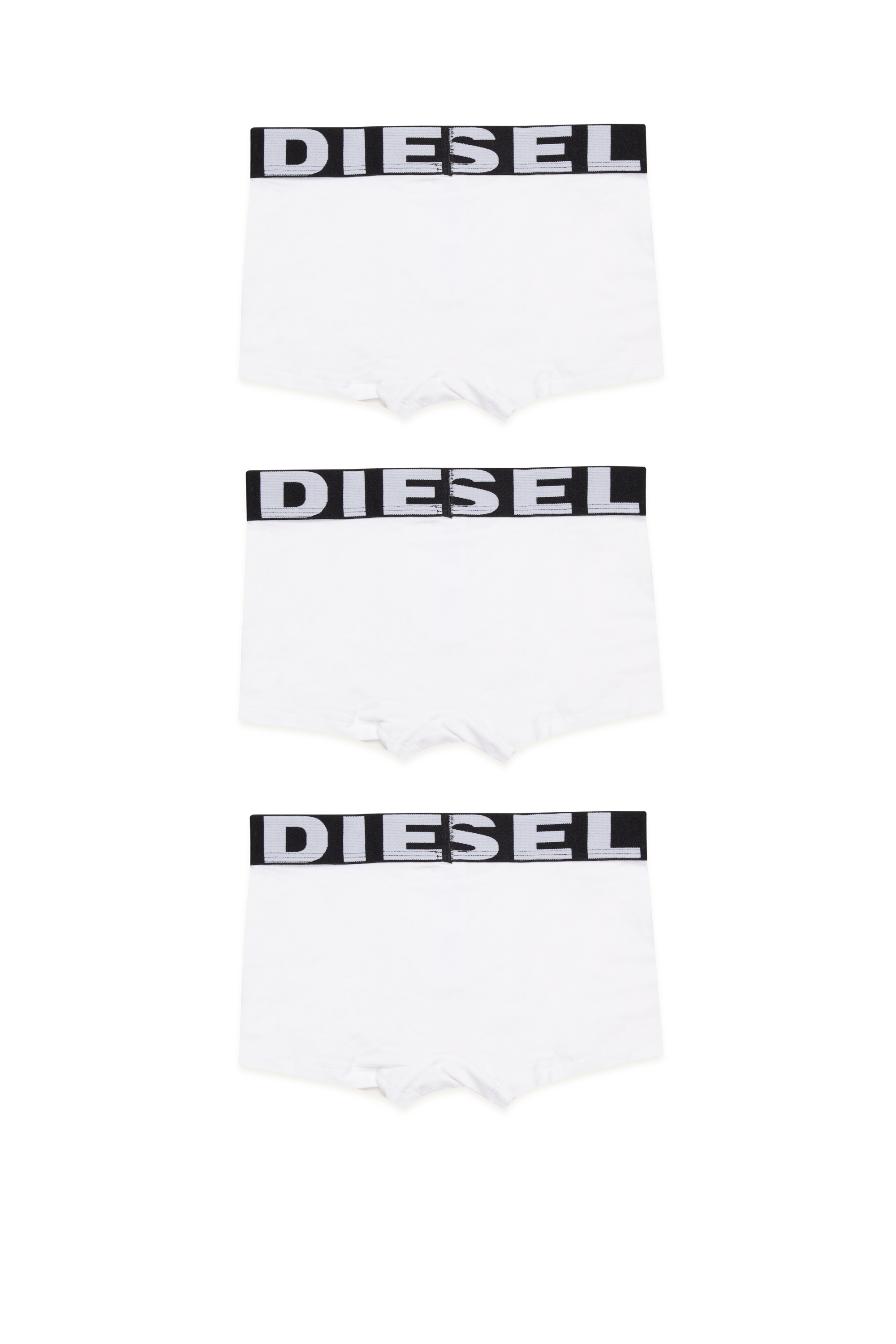 Diesel - UMBX-UPARRYTHREEPACK-DSL, Herren Retropants mit Bund mit großem Logo in Weiß - 2