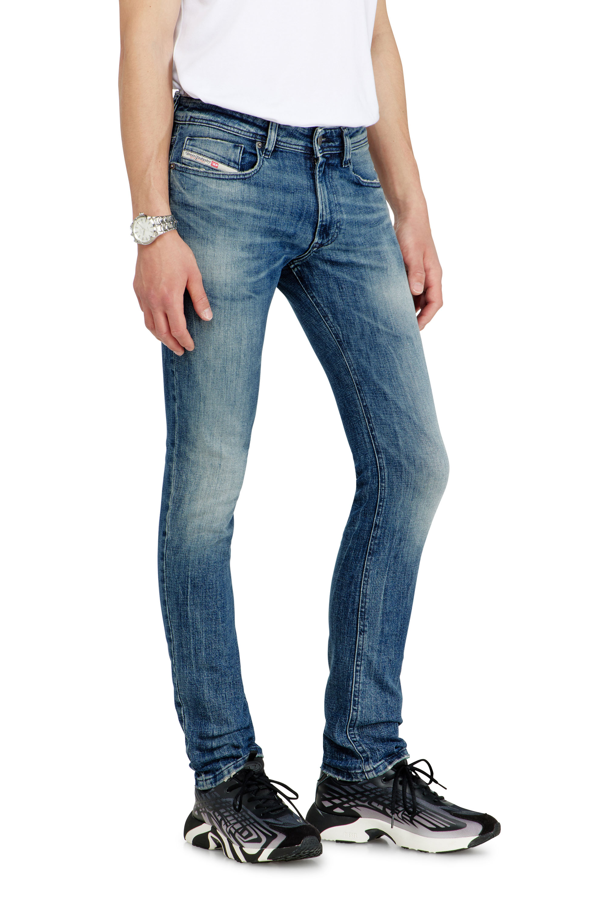 Diesel - Herren Skinny Jeans 1979 Sleenker 0KBBE, Mittelblau - 7