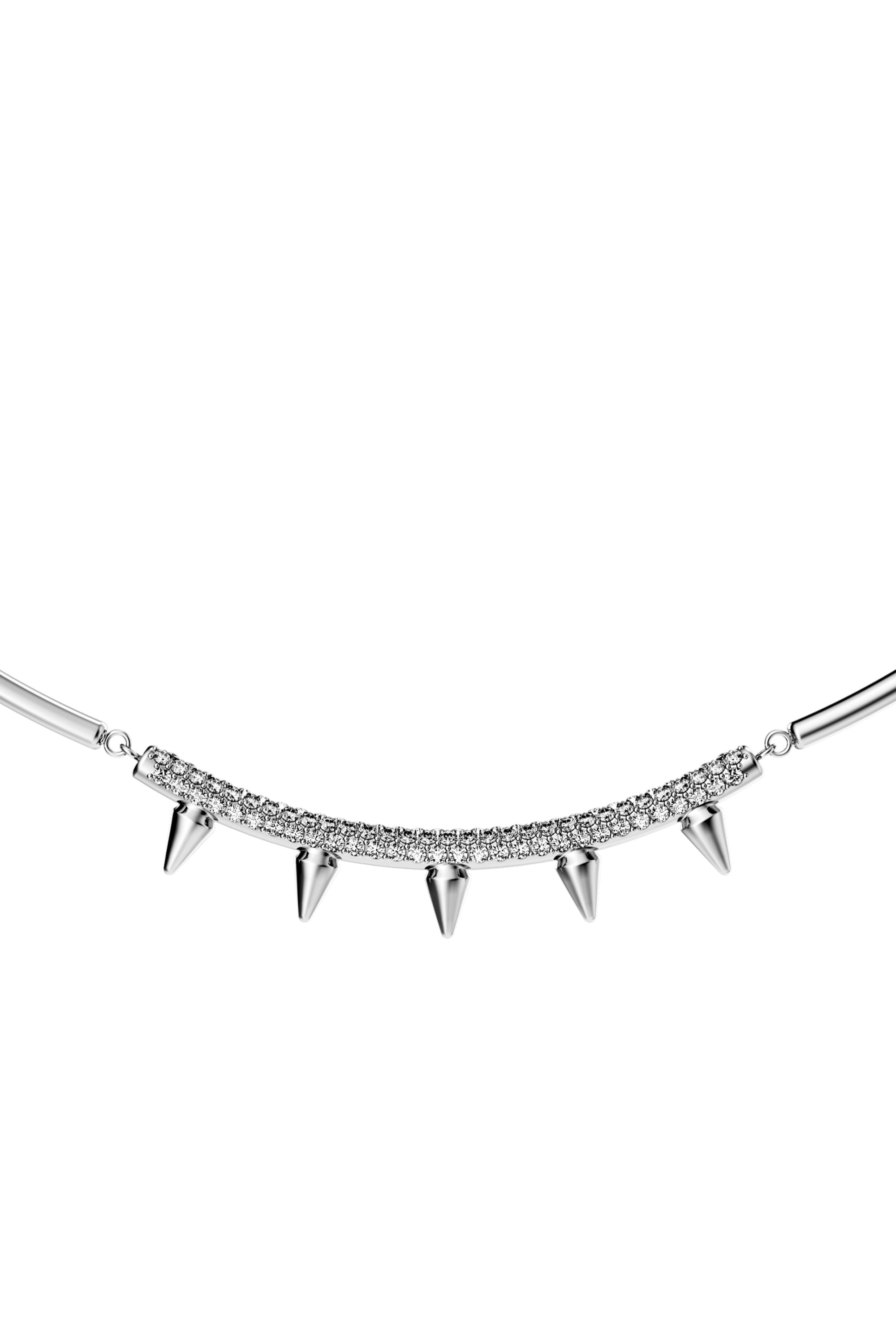 Diesel - DX1724040, Unisex Kettenhalskette aus Edelstahl in Silber - 2