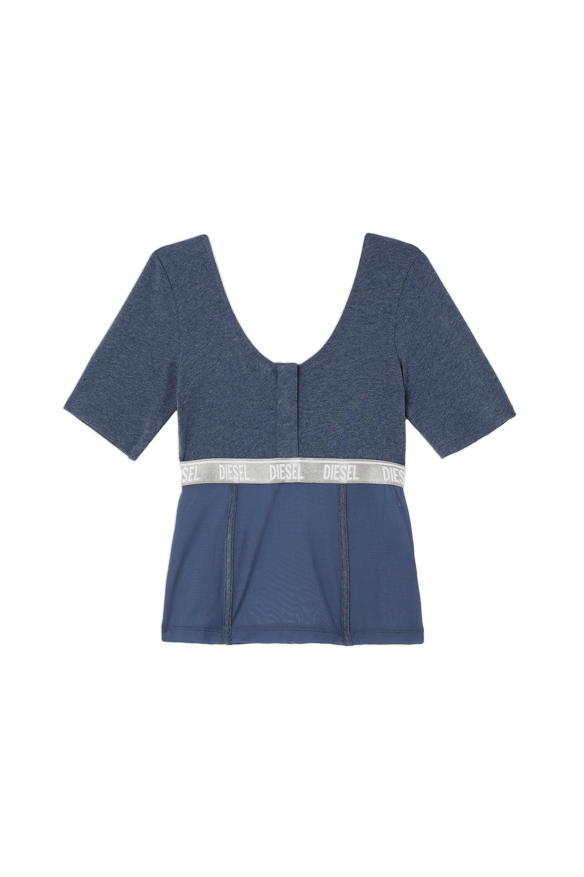 UFTEE-TOPCUT-DN, Blau - T-Shirts