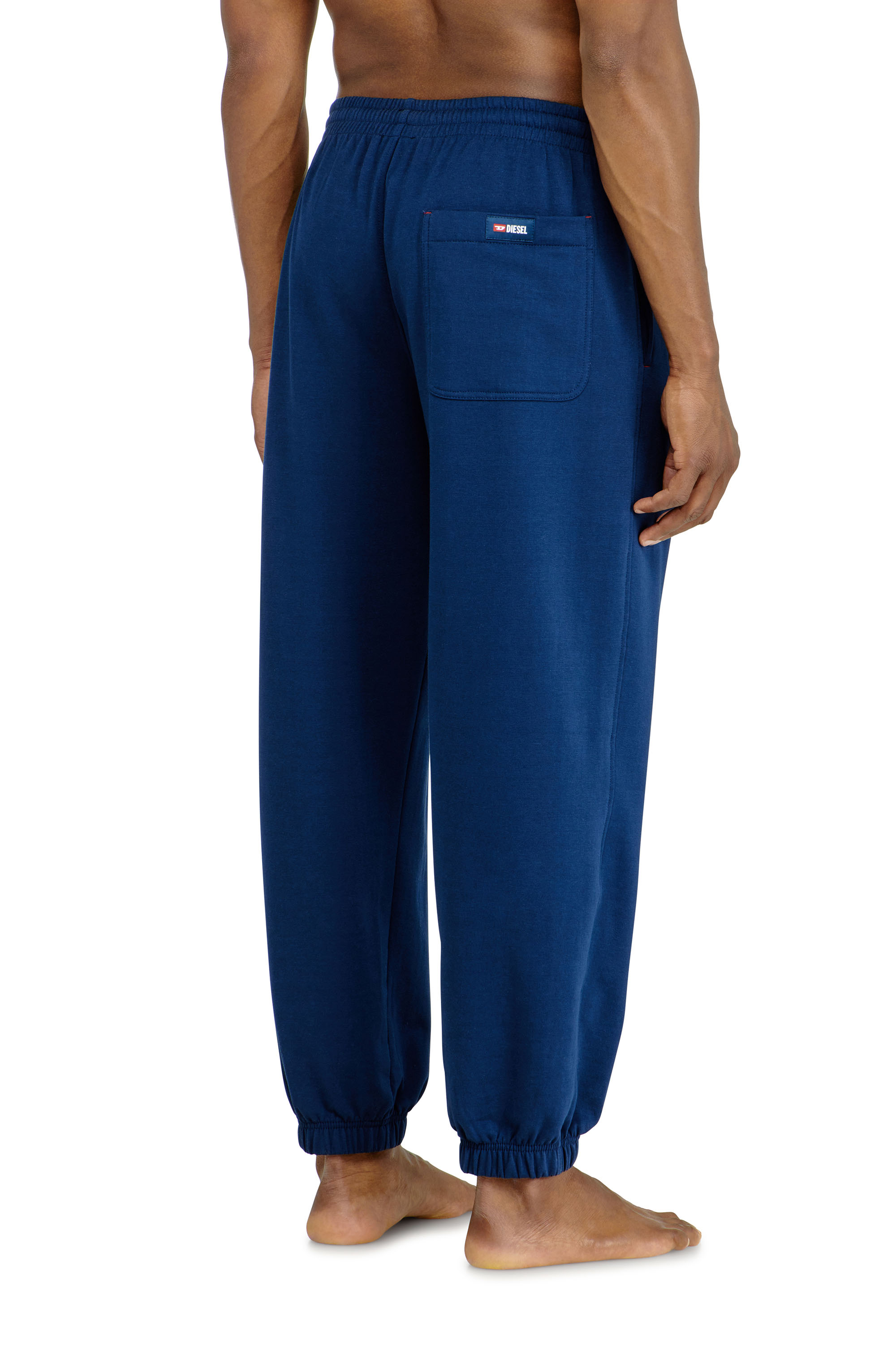 Diesel - LENNY-D-CORE, Herren Sweathose aus aufgerauter Baumwollmischung in Blau - 2