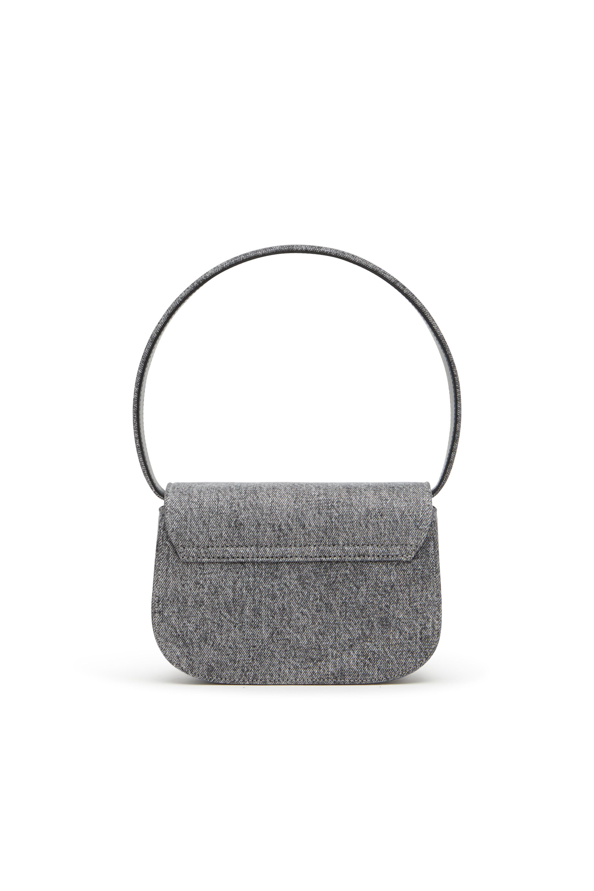 Diesel - 1DR, Damen Iconic shoulder bag in stonewashed denim in Schwarz - 2