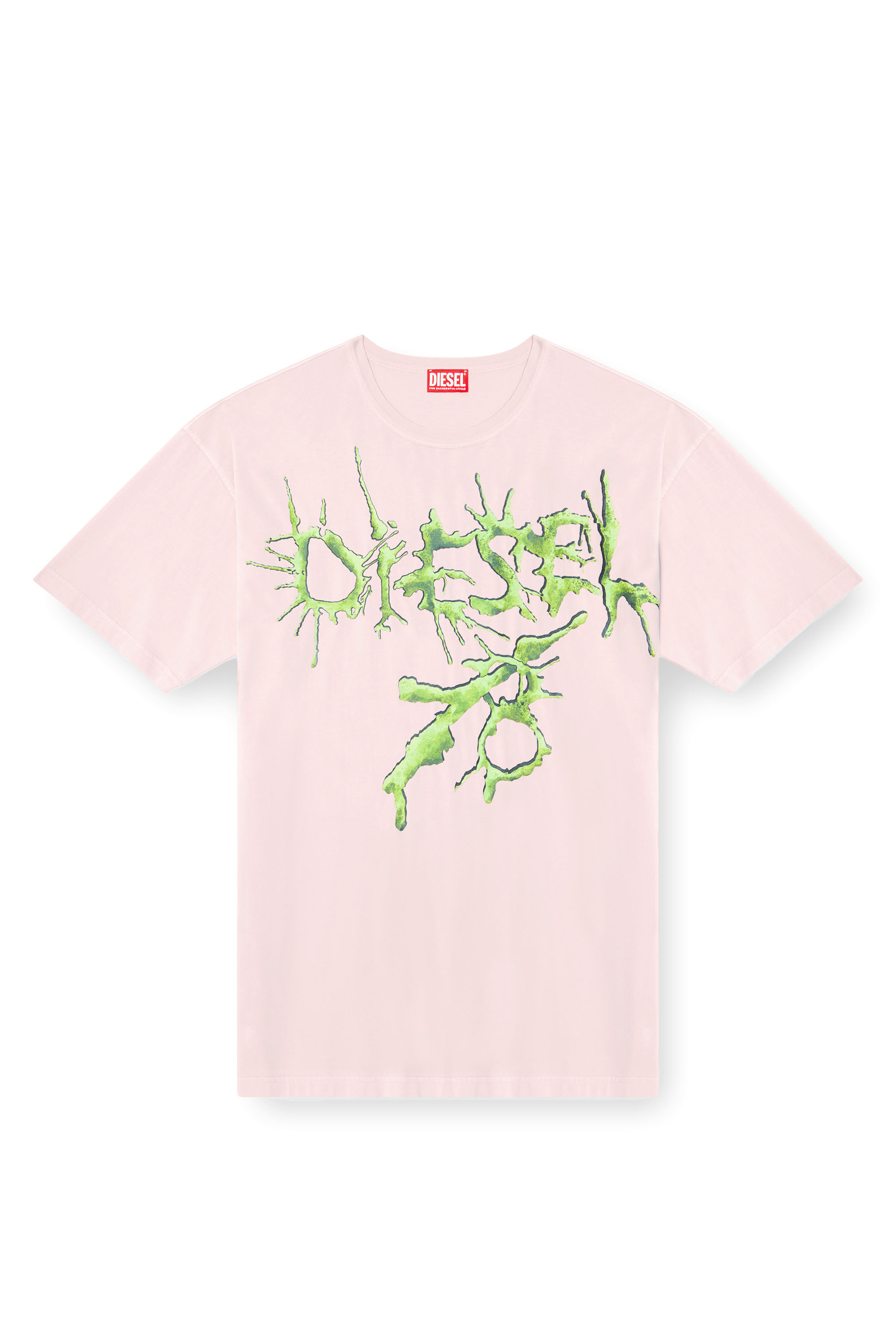 Diesel - T-BOXT-R28, Herren T-Shirt mit Tattoo-Grafiken in Rosa - 3