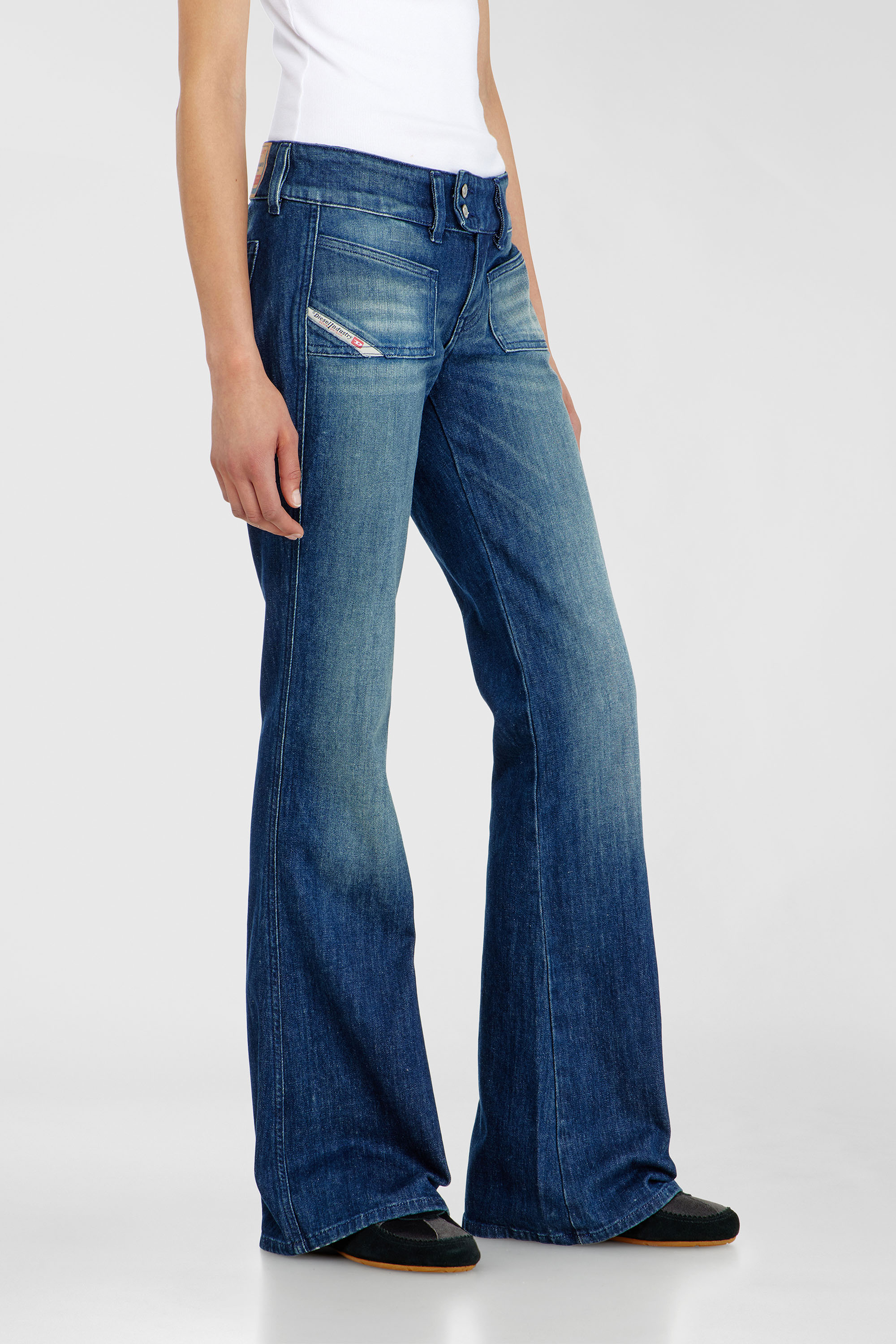 Diesel - Woman's Bootcut Jeans D-Hush 0KBBR, Dark Blue - 7