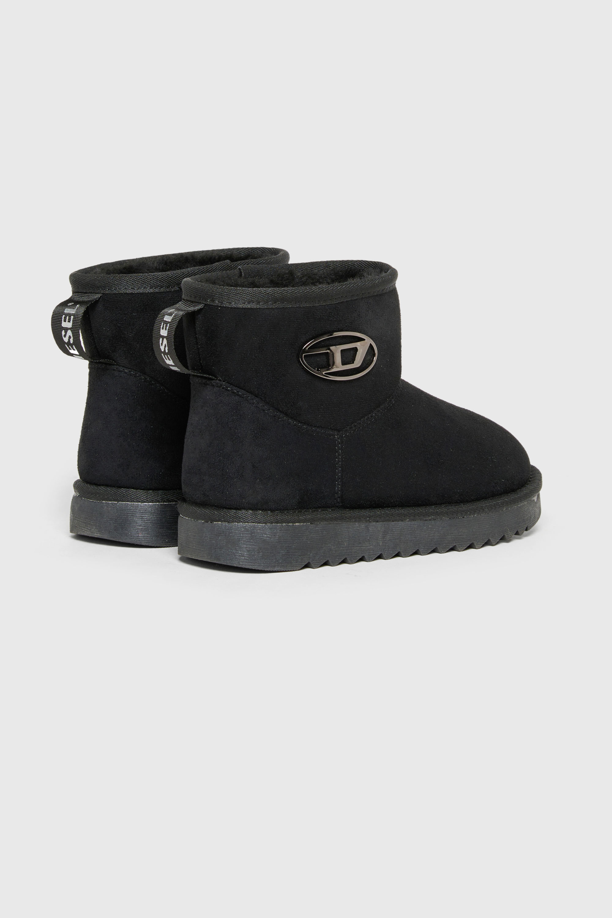 Diesel - D-DAATEN, Unisex D-Daaten - Stiefel mit Pl&uuml;schfutter in Schwarz - 3