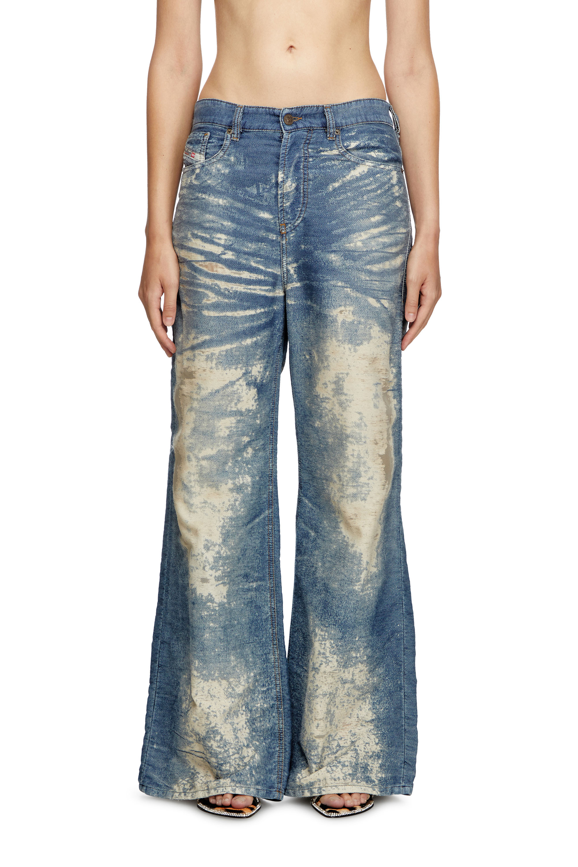 Diesel - Damen Straight Jeans 1996 D-Sire 068RE, Mittelblau - Image 2