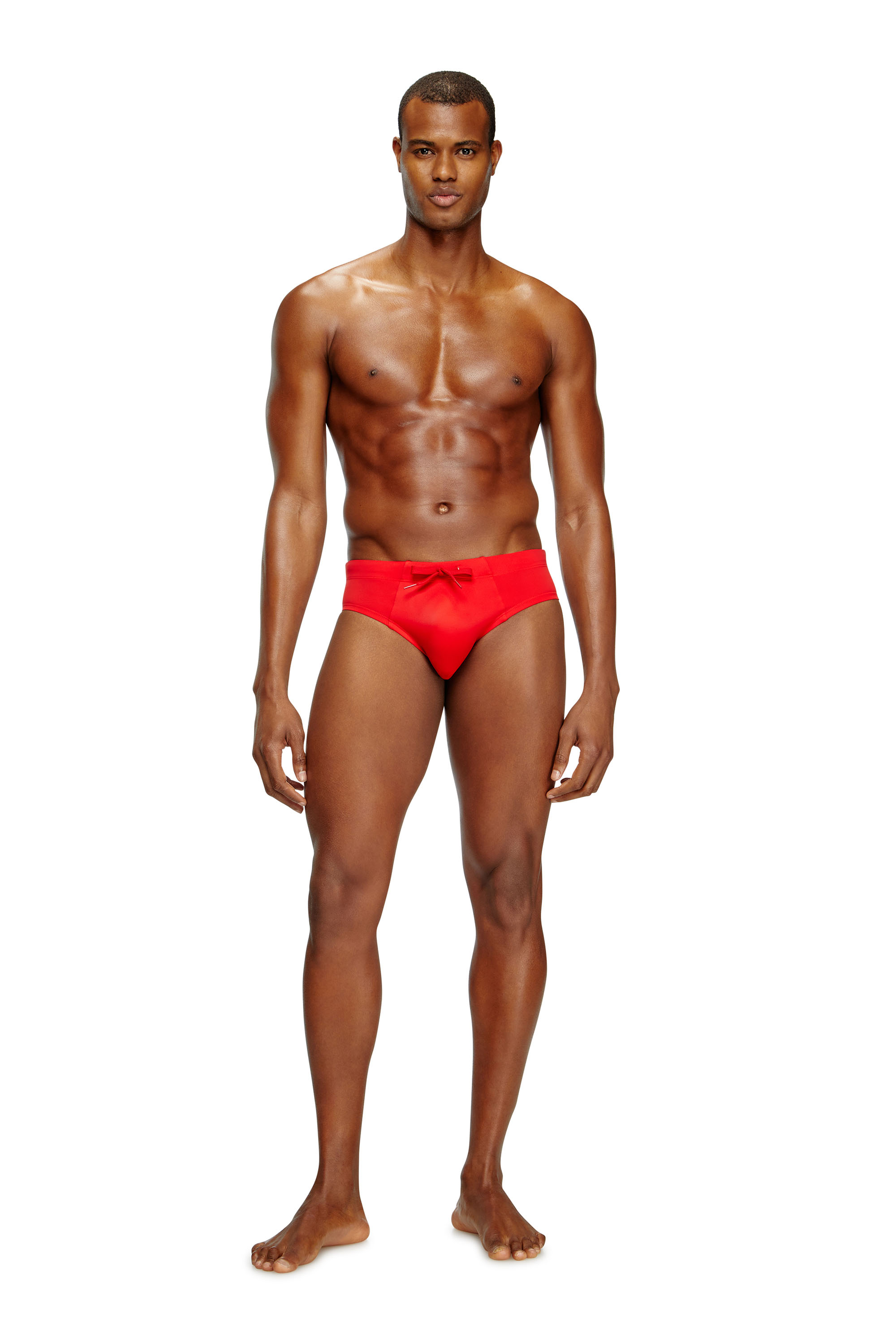 Diesel - ALFIE-D-CORE, Herren Badehose mit Logo auf der R&uuml;ckseite in Rot - 1