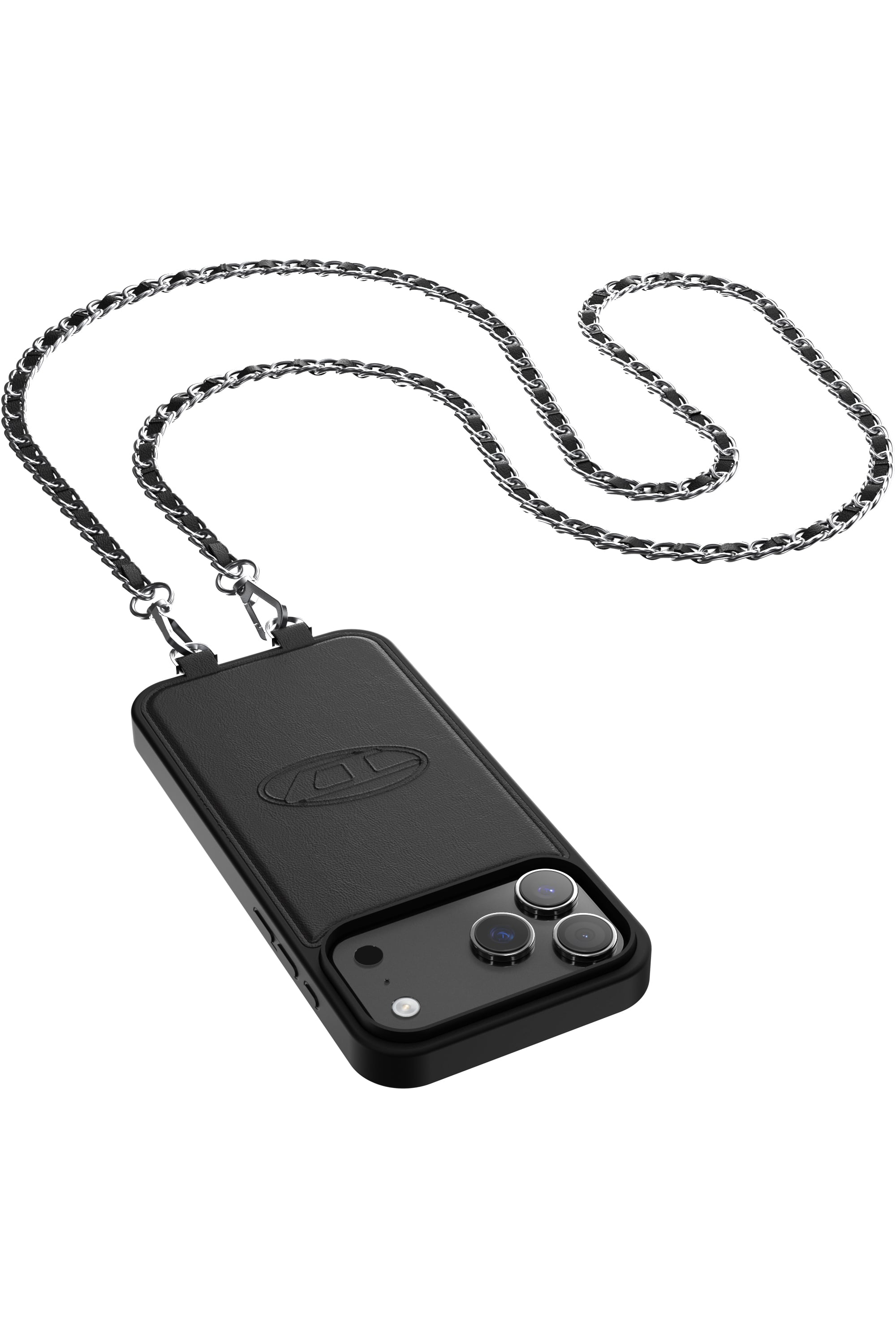 Diesel - 60663 MOULDED CASE, Unisex Oval D H&uuml;lle mit Handschlaufe und MagSafe f&uuml;r iPhone 17 Pro Max in Schwarz - 2