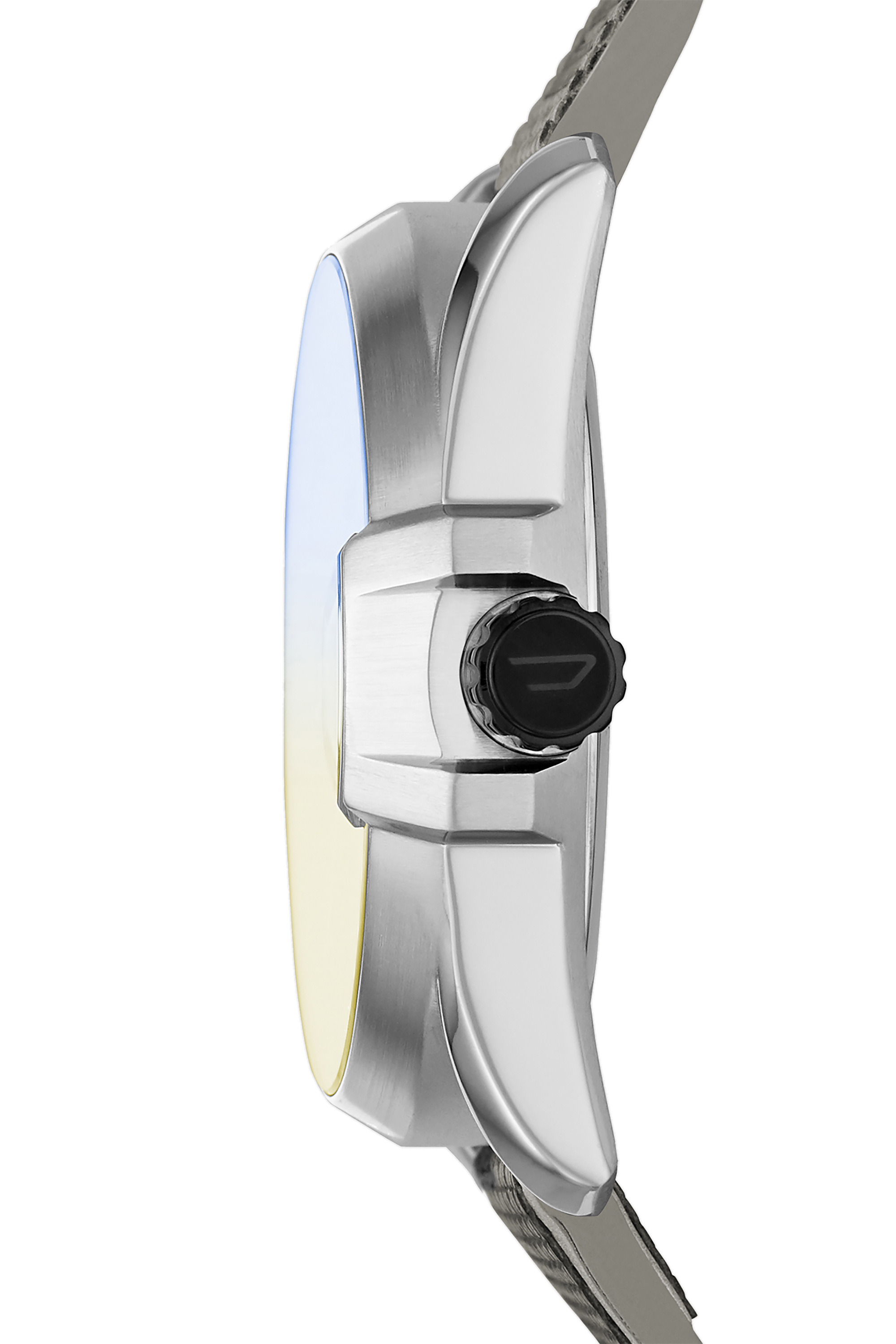 Diesel - DZ1902, Herren MS9-Armbanduhr mit drei Zeigern und schwarzem Nylonarmband in Grau - 3