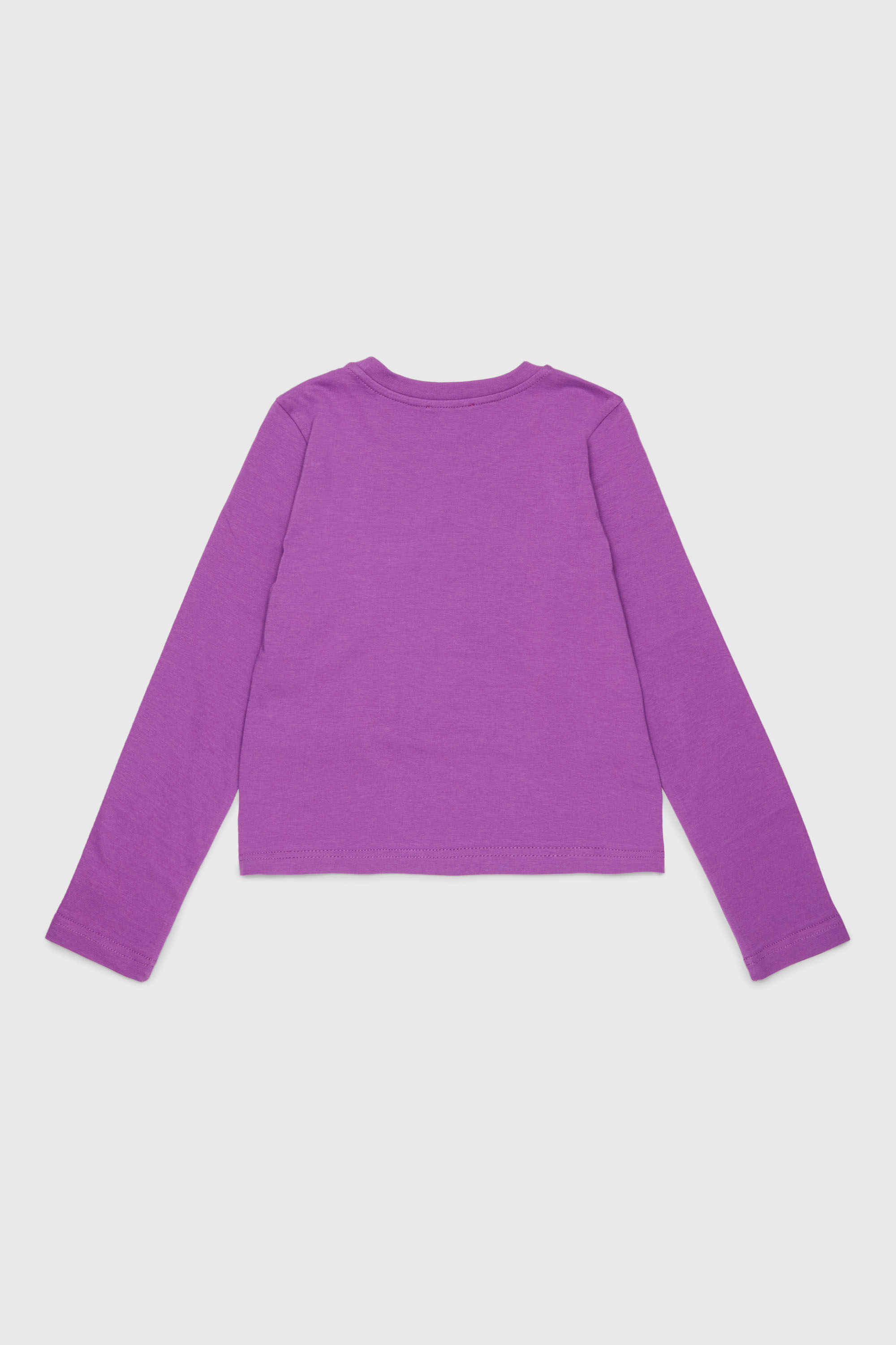 Diesel - TORSY, Damen Langarm-T-Shirt mit verspieltem Logo-Print in Violett - 2