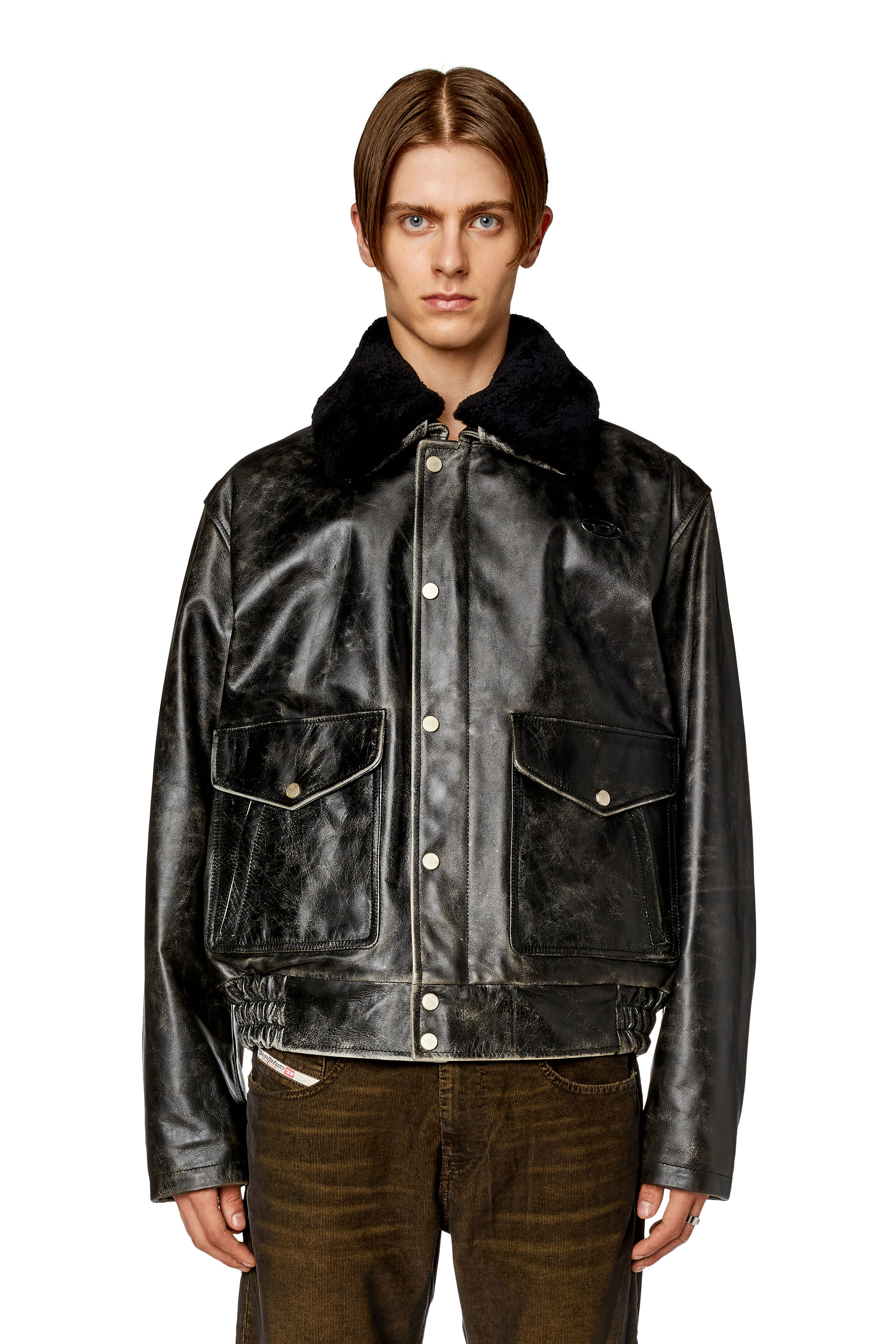 Diesel - L-MUDS-FUR, Schwarz - Image 6
