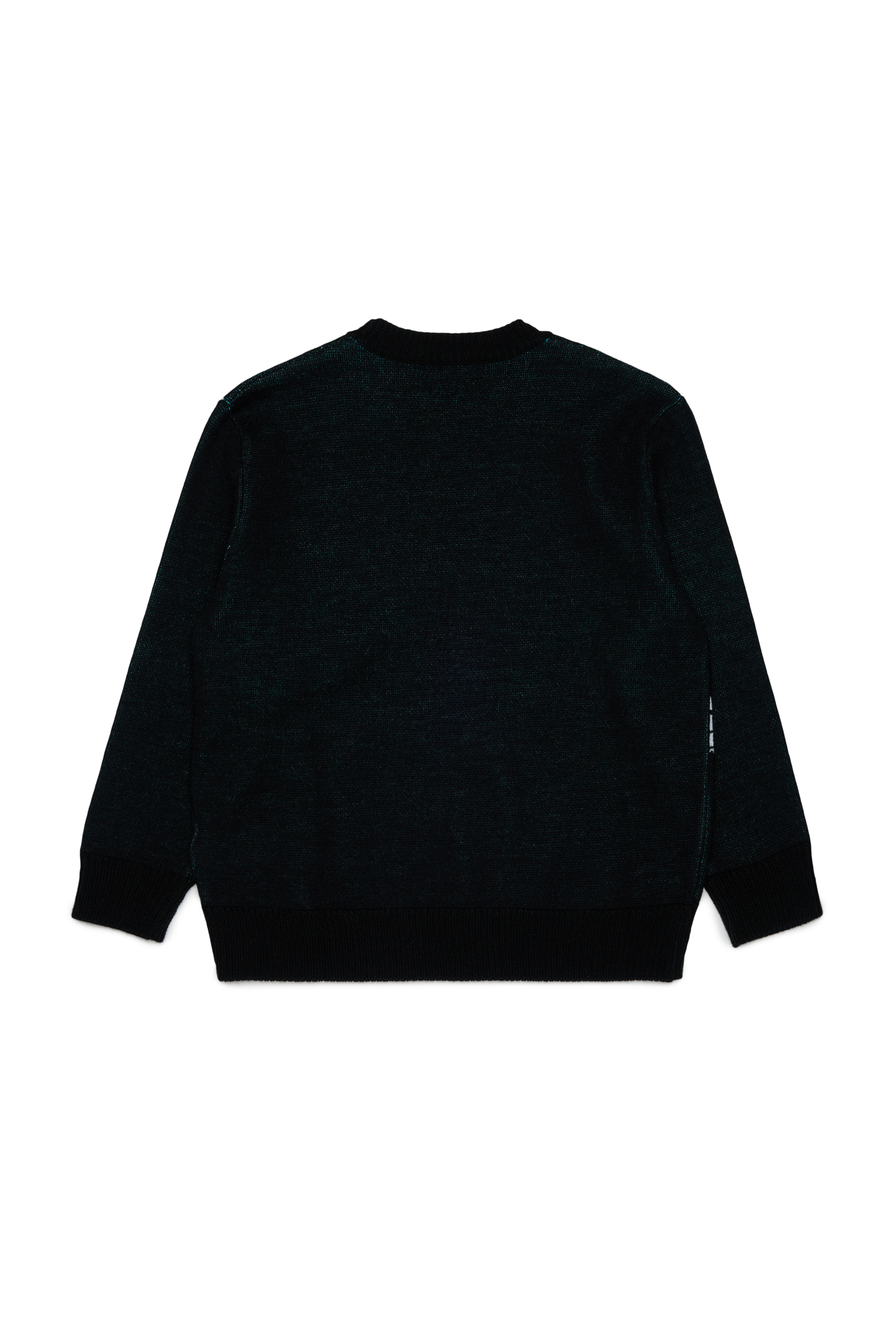 Diesel - KHILES OVER, Unisex's Wool-blend jumper with mountain motif in Black - 2