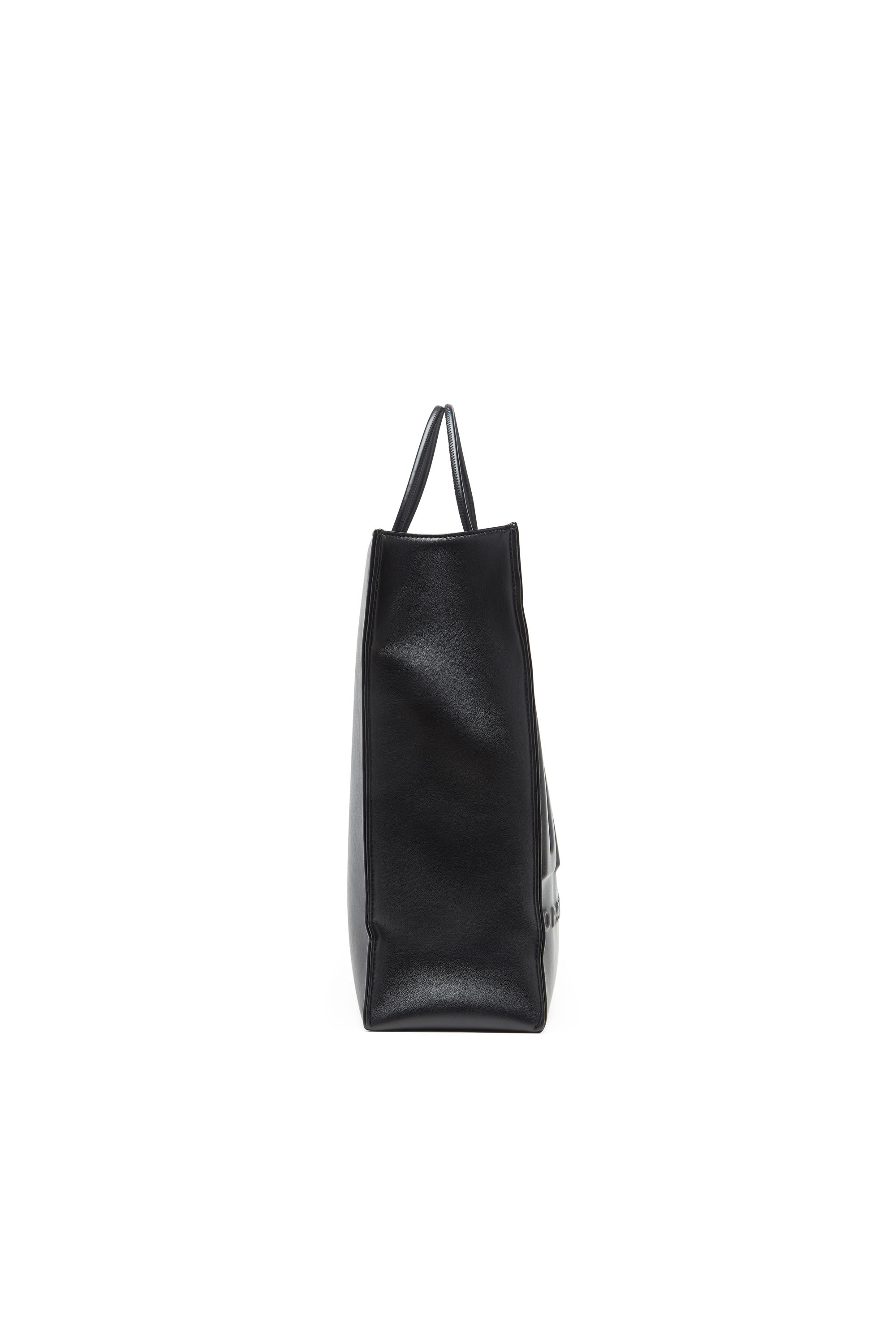 Diesel - DSL 3D SHOPPER EW X, Unisex Dsl 3D-Einkaufstasche aus weichem PU mit geprägtem Logo in Schwarz - 4