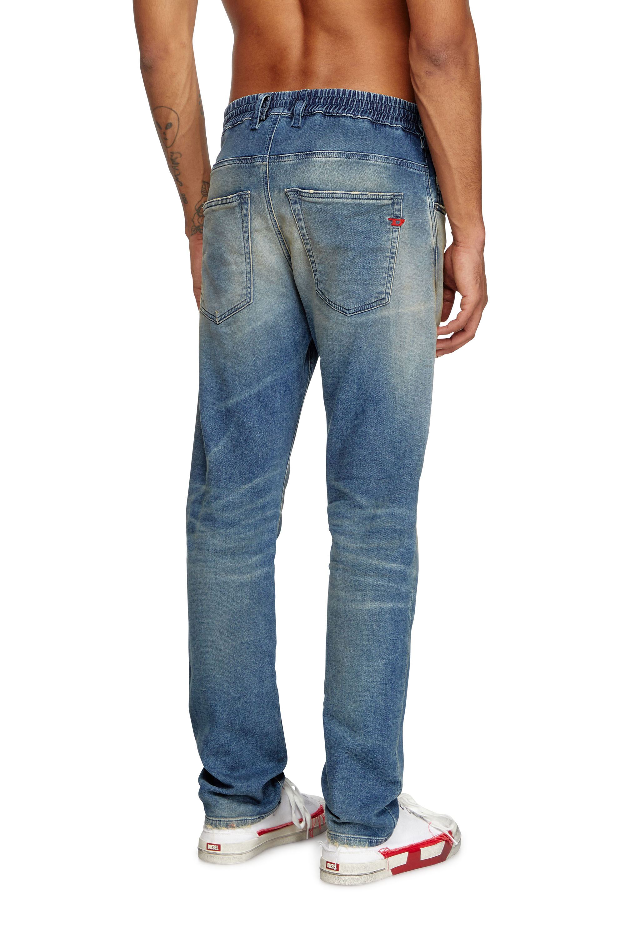 Diesel - Herren Regular 2030 D-Krooley Joggjeans® 068PQ, Mittelblau - 3