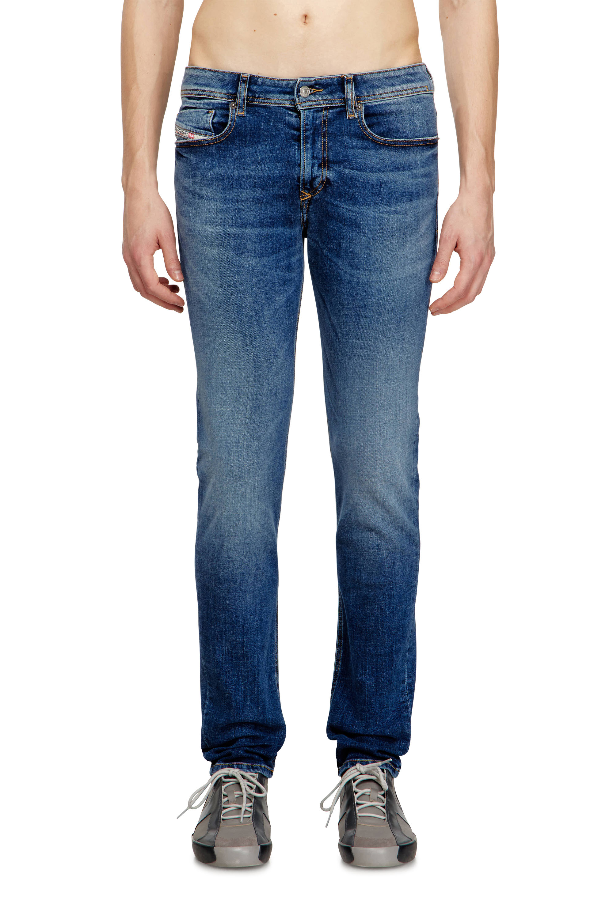 Diesel - Herren Skinny Jeans 1979 Sleenker 09J33, Mittelblau - 3