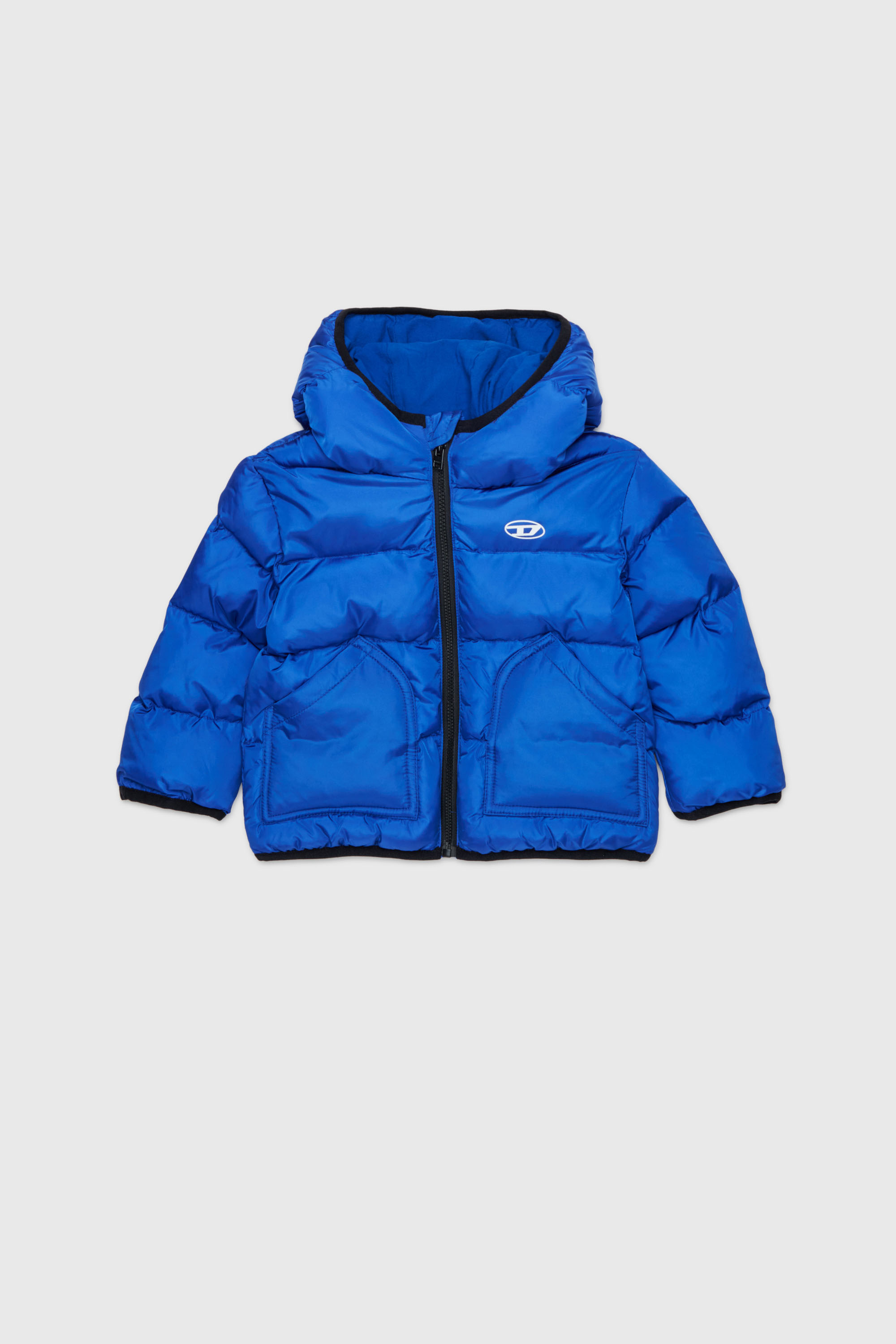 Diesel - JSIPB, Unisex Steppjacke mit Oval D Logo in Blau - 1