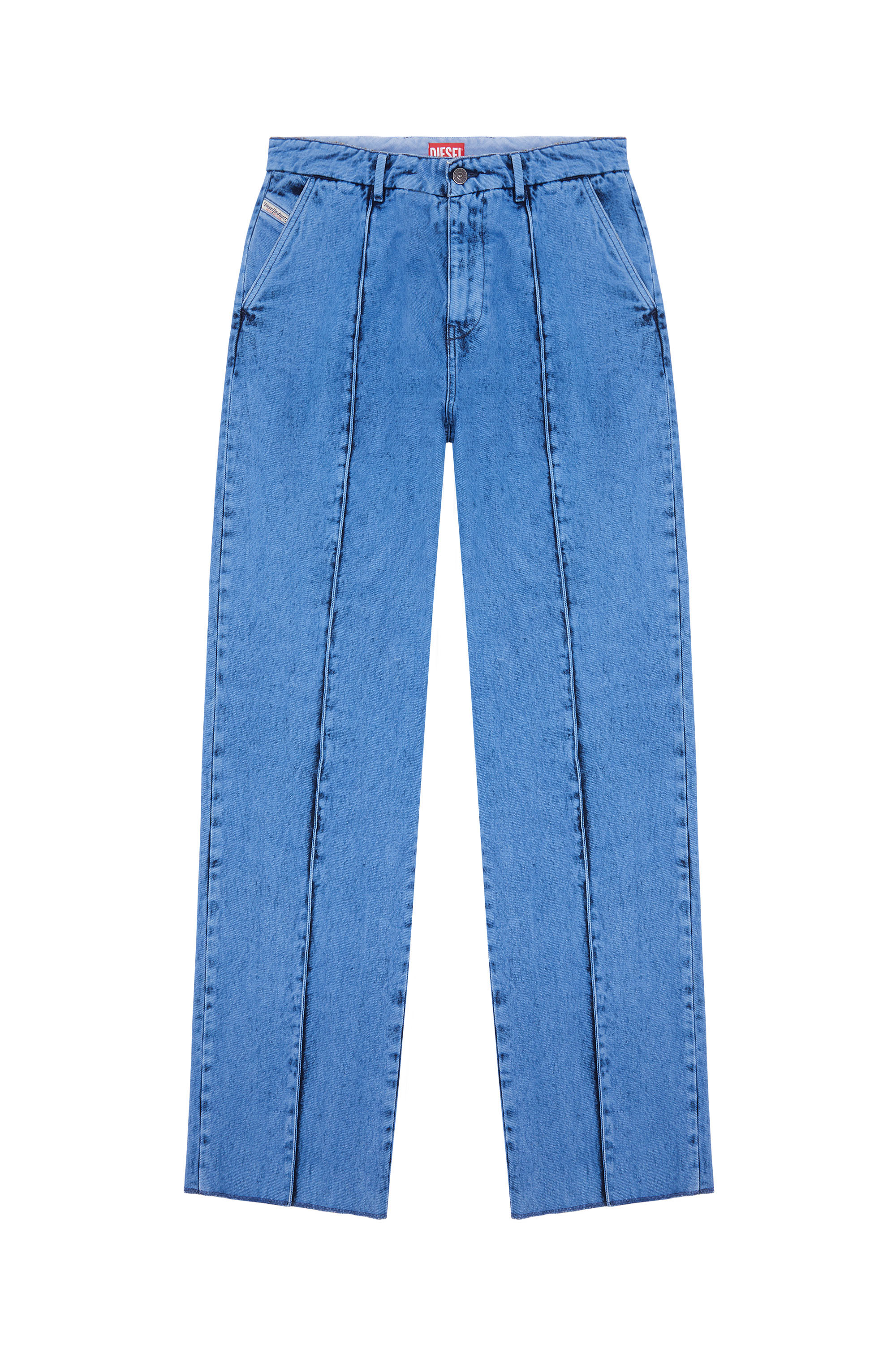 Diesel - D-Chino-Work 0EIAN Straight Jeans, Blau - Image 6