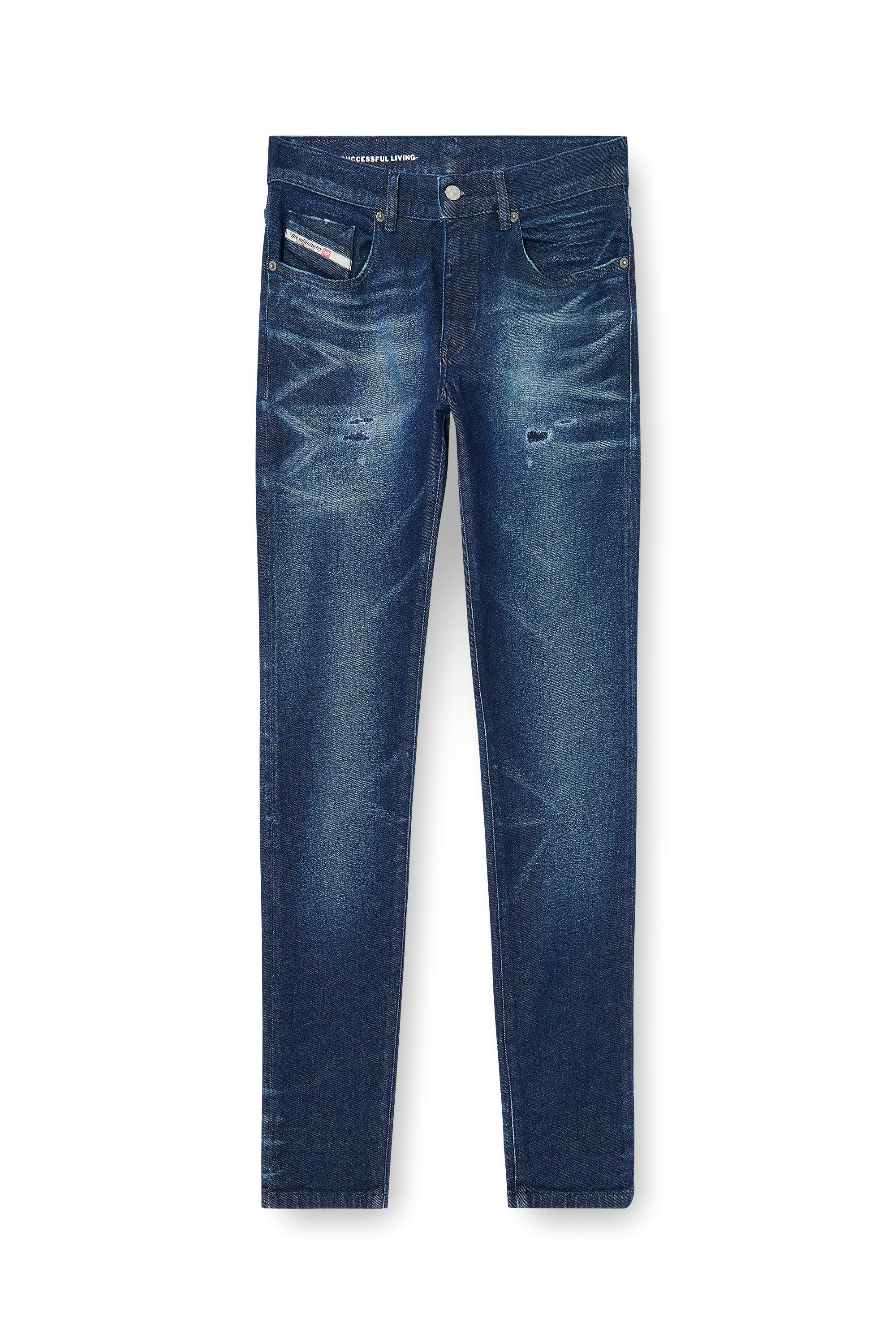 Diesel - Herren Slim Jeans 2019 D-Strukt 0KBBU, Dunkelblau - 3