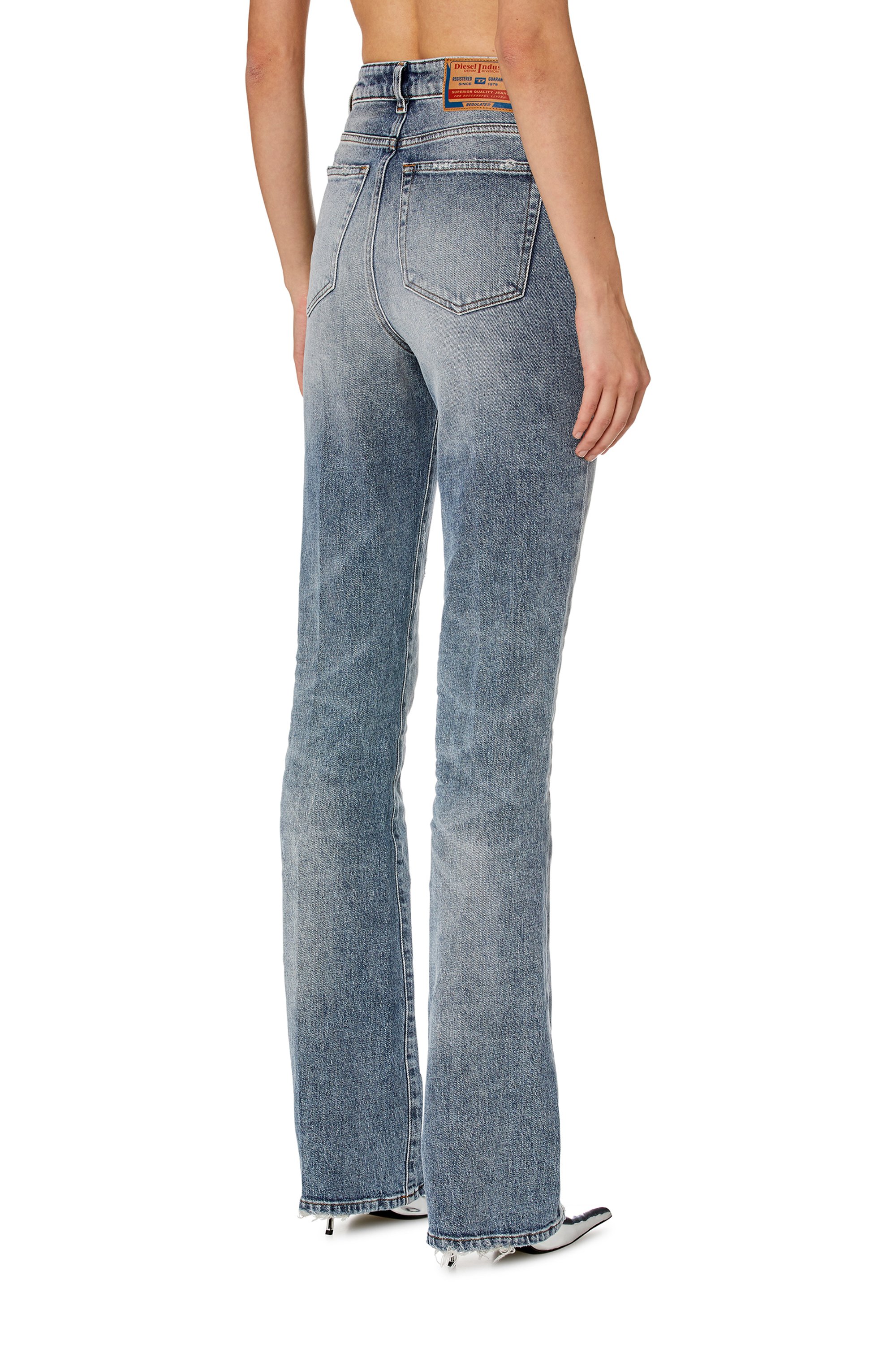 Diesel - Damen Bootcut Jeans 2003 D-Escription 09J57, Mittelblau - 2