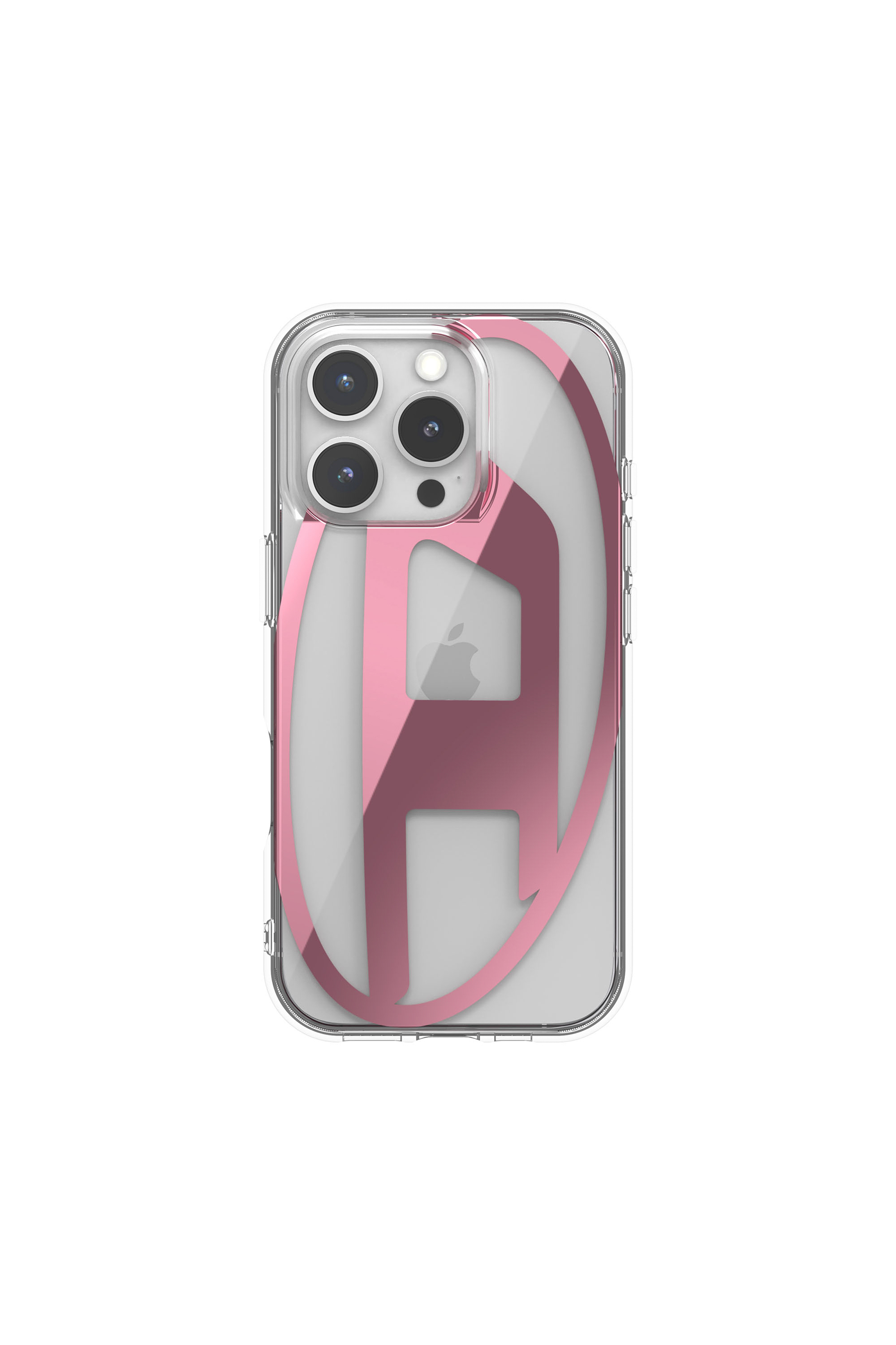 Diesel - 60144 AOP CASE, Unisex Oval D Mirror Case for iP 16 Pro in Rosa - 3