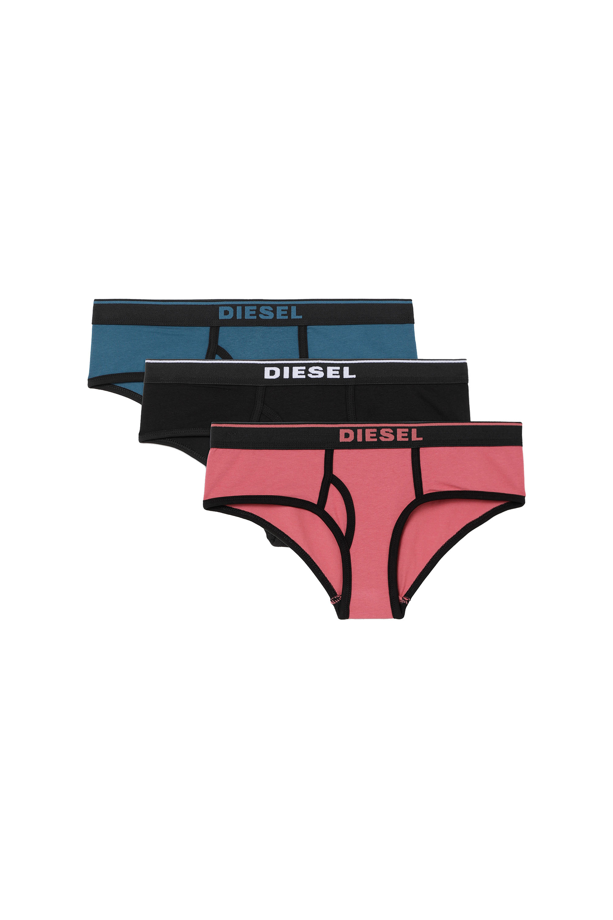 UFPN-OXY-THREEPACK, Schwarz/Rosa - Panties