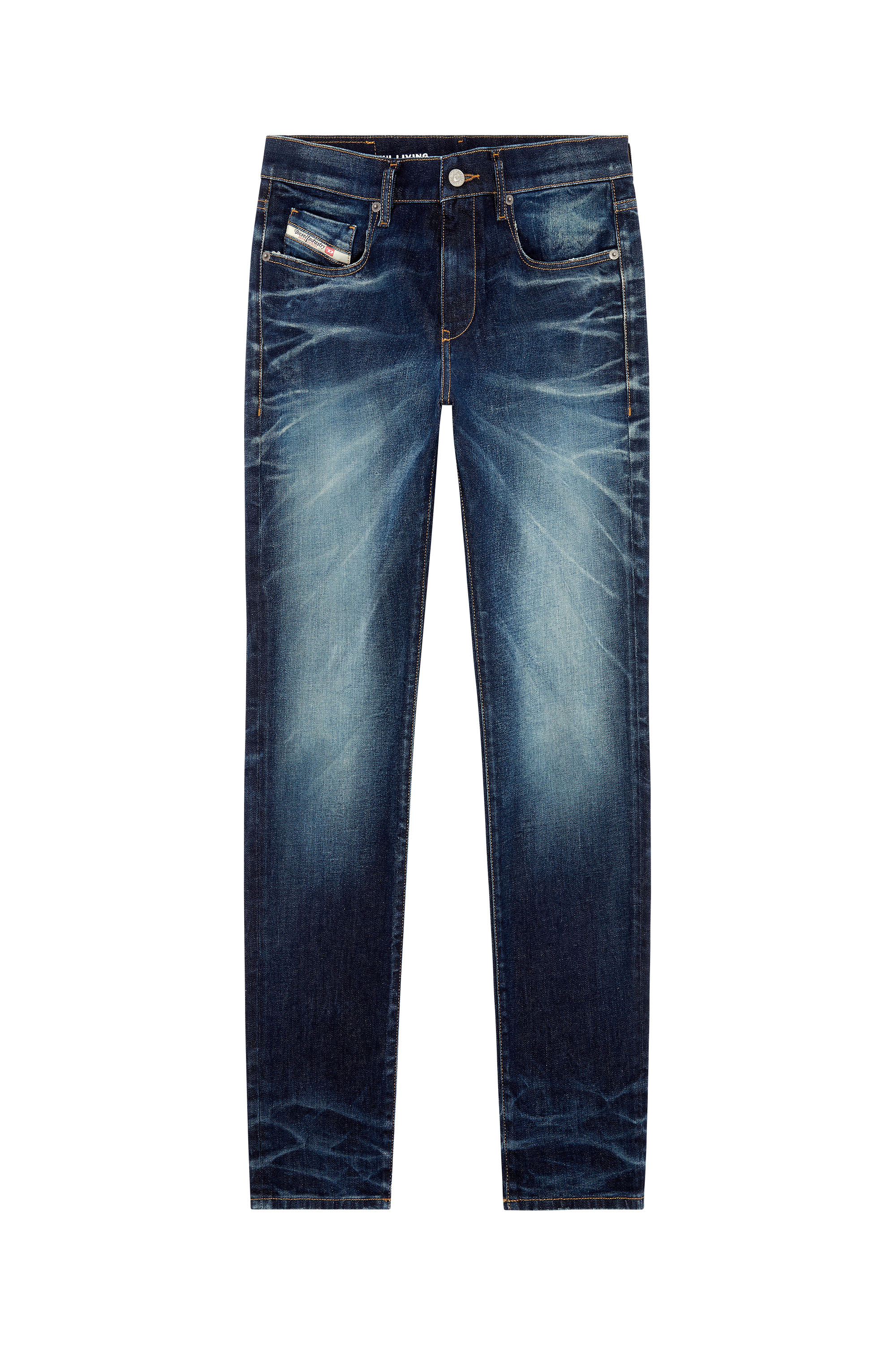 Diesel - Slim Jeans 2019 D-Strukt 09G29, Dunkelblau - Image 5