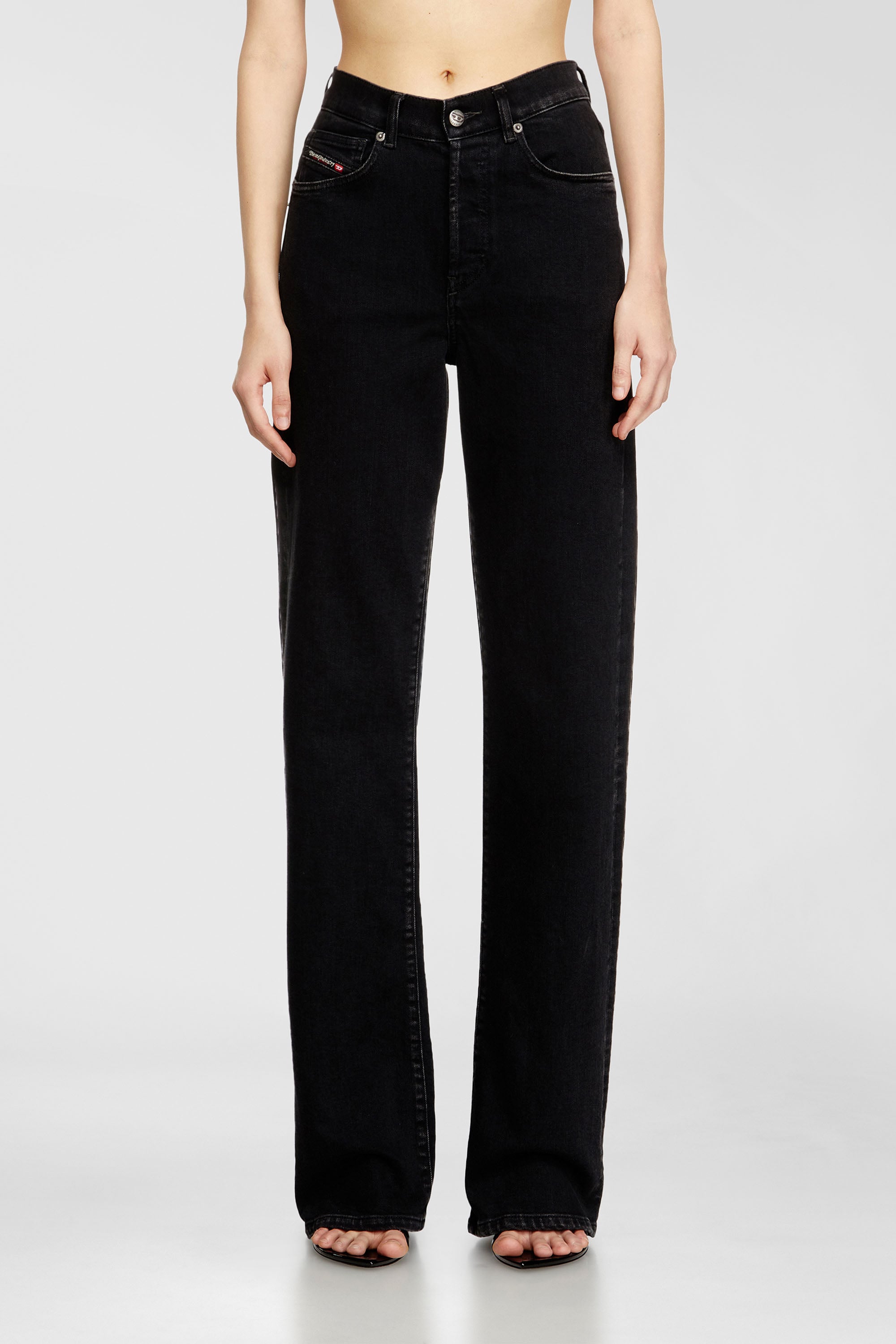Diesel - Damen Regular Jeans 1971 D-Sent 09N89, Schwarz/Dunkelgrau - 2