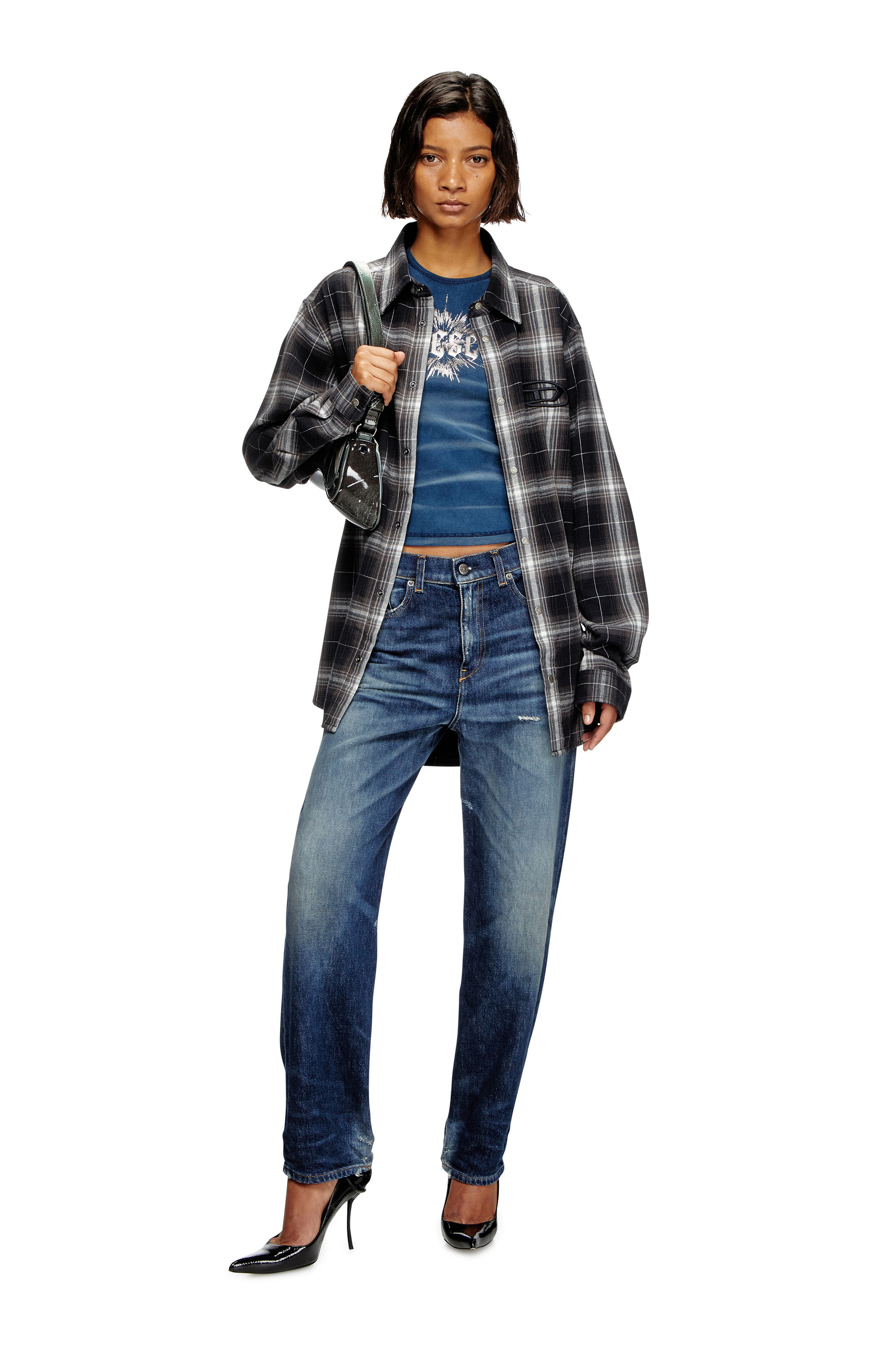 Diesel - Damen Regular Jeans 2016 D-Air 09J56, Dunkelblau - 1