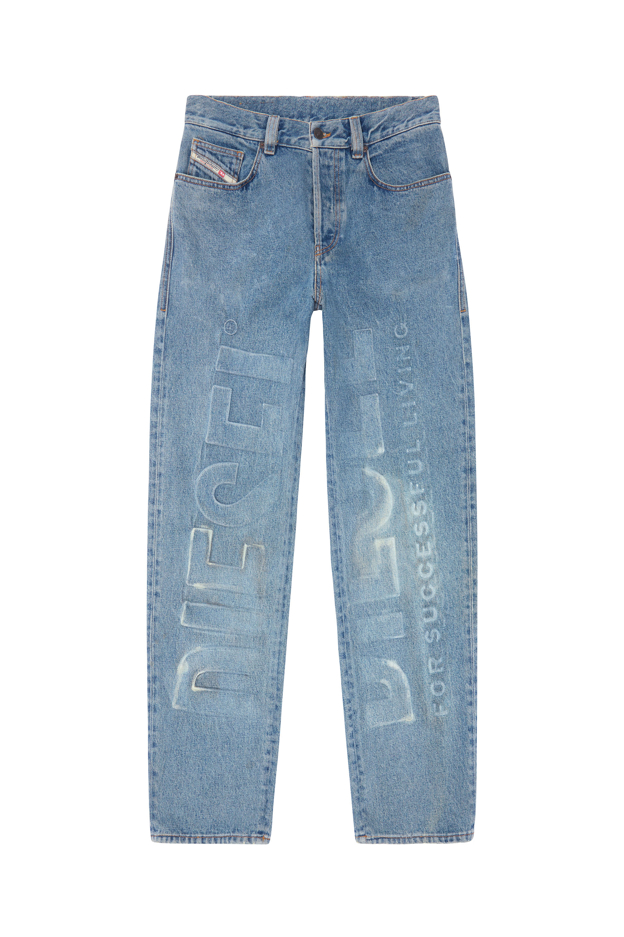Diesel - 2010 D-Macs 007B9 Straight Jeans, Hellblau - Image 6